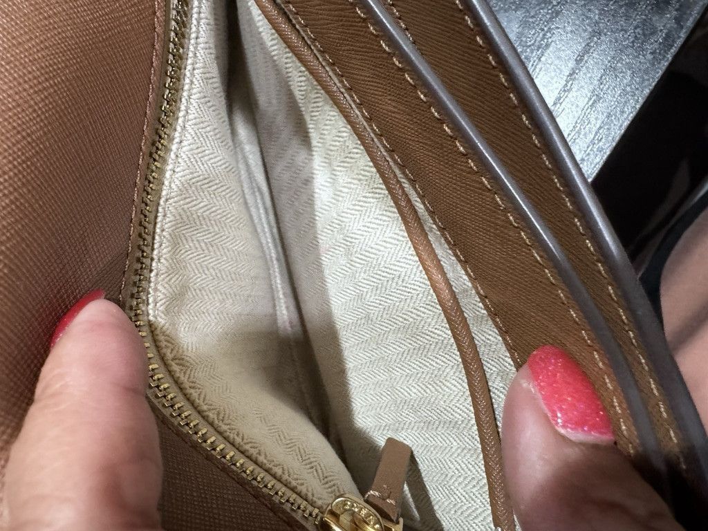 Tory Burch Tory Burch Emerson Saffiano Leather Crossbody Tan Size ONE SIZE - 14 Thumbnail