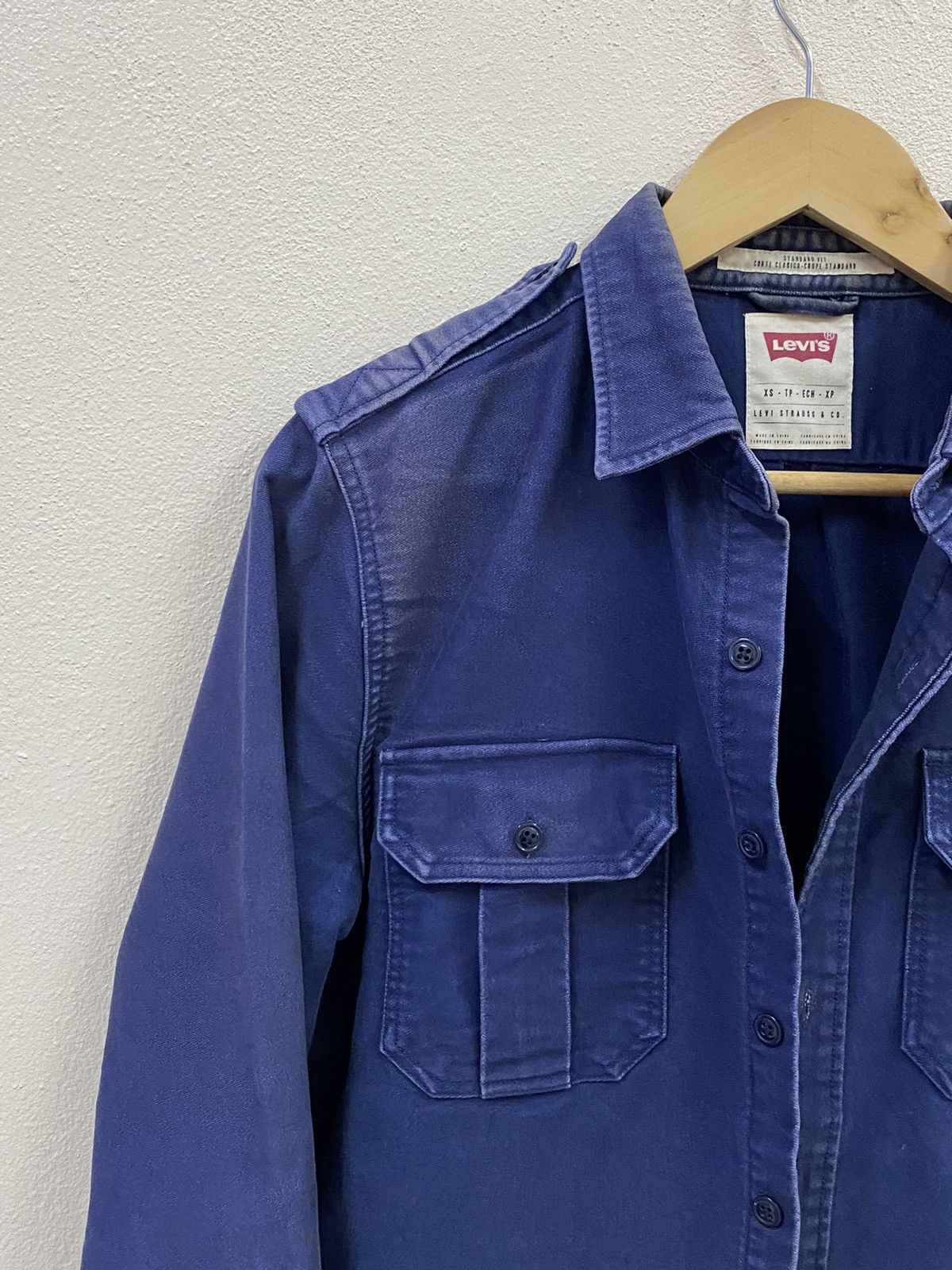 Levi's × Vintage Vtg Levis Shirt Jacket Size US S / EU 44-46 / 1 - 4 Thumbnail