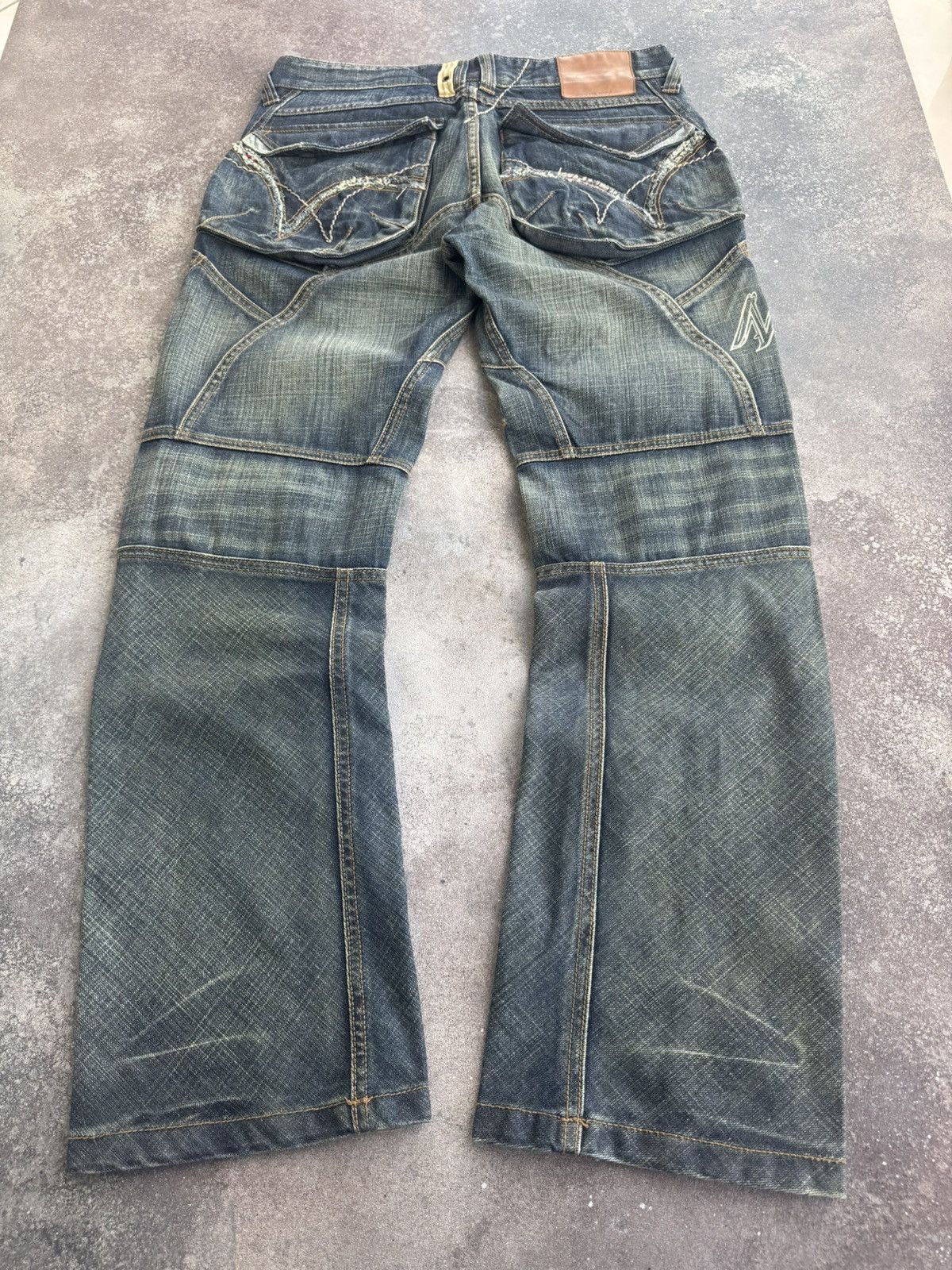 Hysteric Glamour Japanese Style Vintage Avant Garde Washed Jeans Size US 31 - 13 Thumbnail