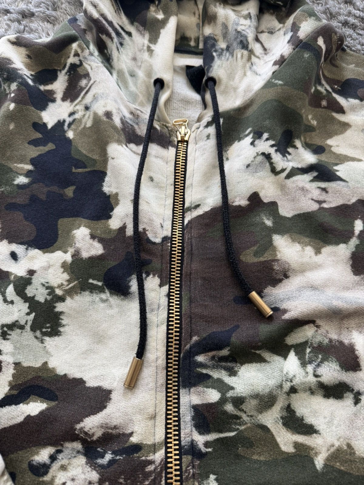 Off-White Off white Vintage Camo Zip Up Hoodie size S Size US S / EU 44-46 / 1 - 2 Thumbnail
