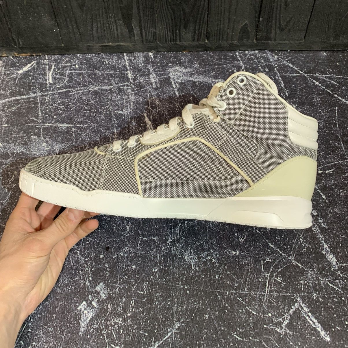 Gucci Gucci GG Baling Fabric High Top Grey Sneakers Size 13.5 47.5 Size US 13 / EU 46 - 10 Thumbnail