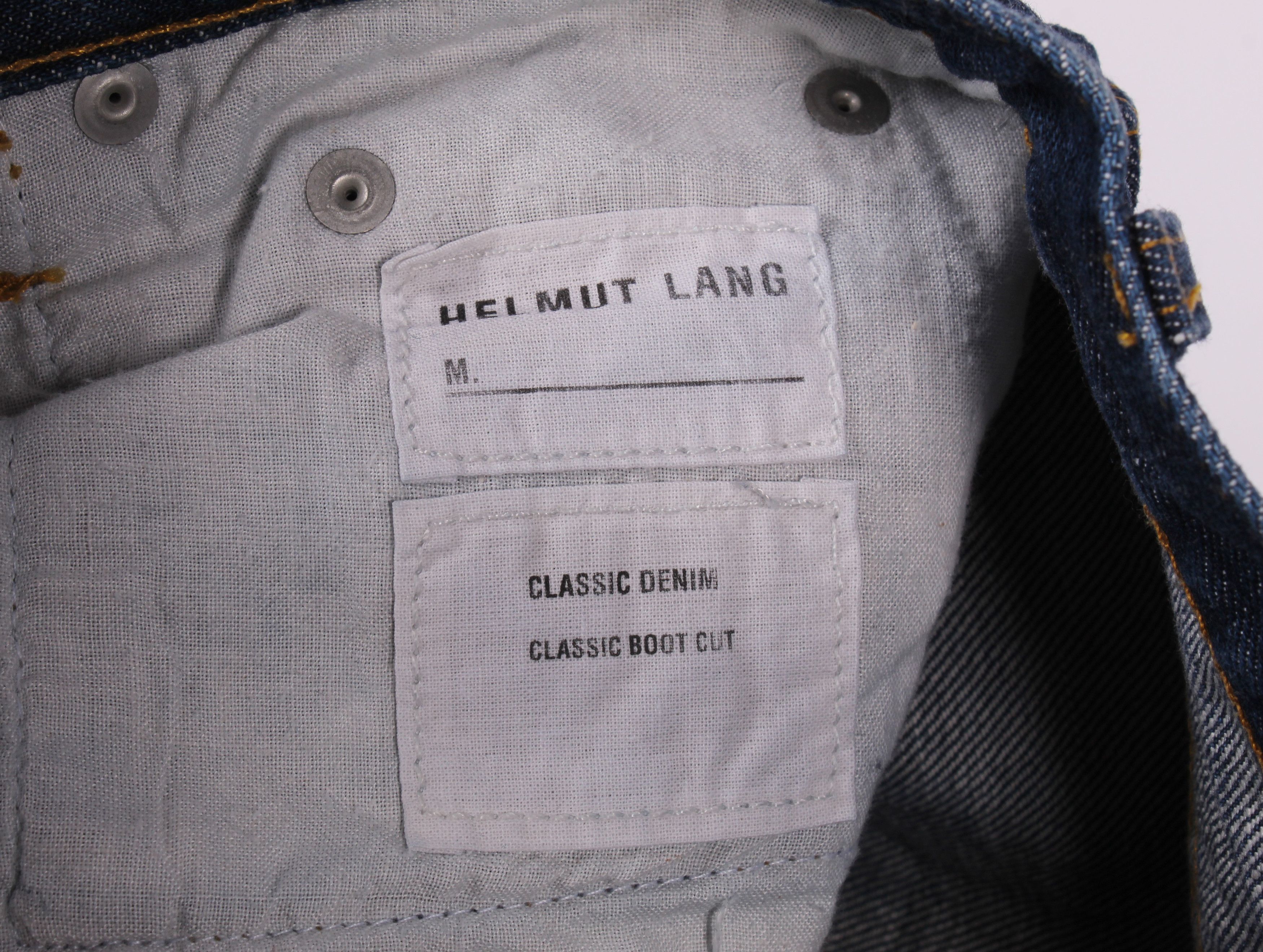 Helmut Lang Vintage Helmut Lang Boot Cut Denim Jeans Size 25" / US 0 / IT 36 - 6 Thumbnail