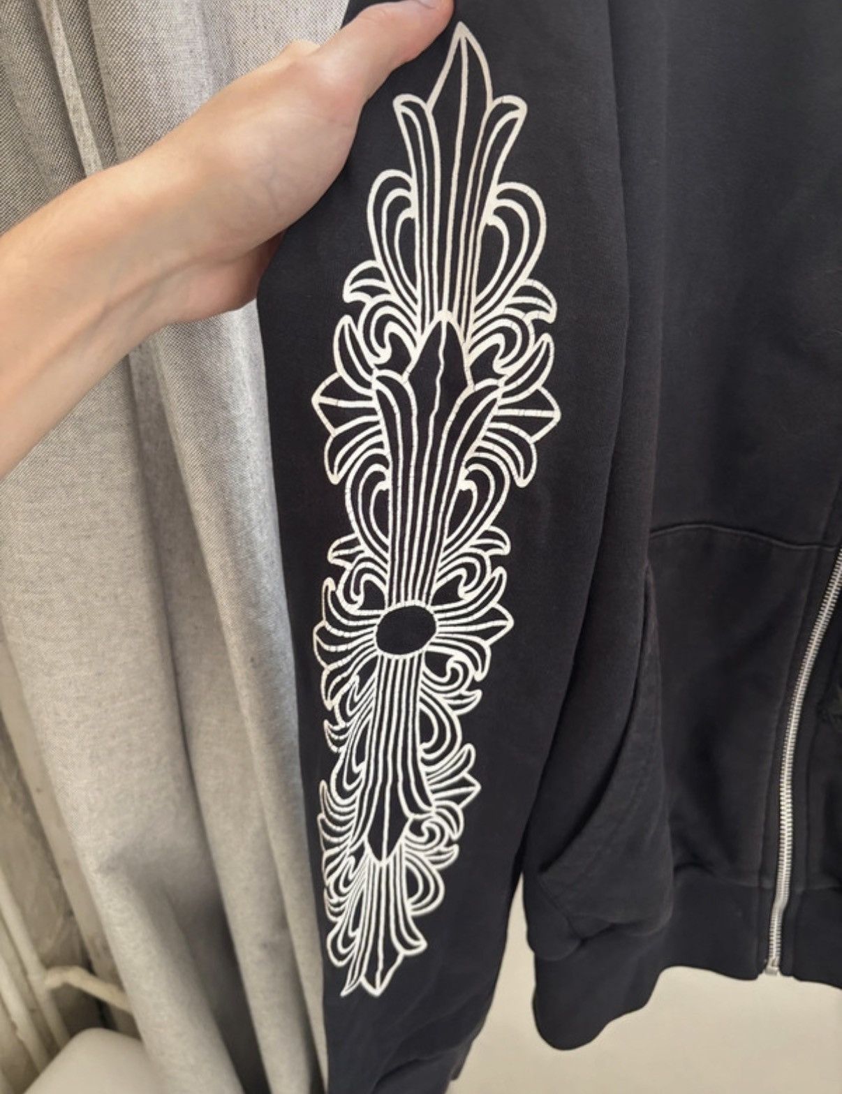 Chrome Hearts chrome hearts horseshoe floral zip up Size US M / EU 48-50 / 2 - 4 Thumbnail