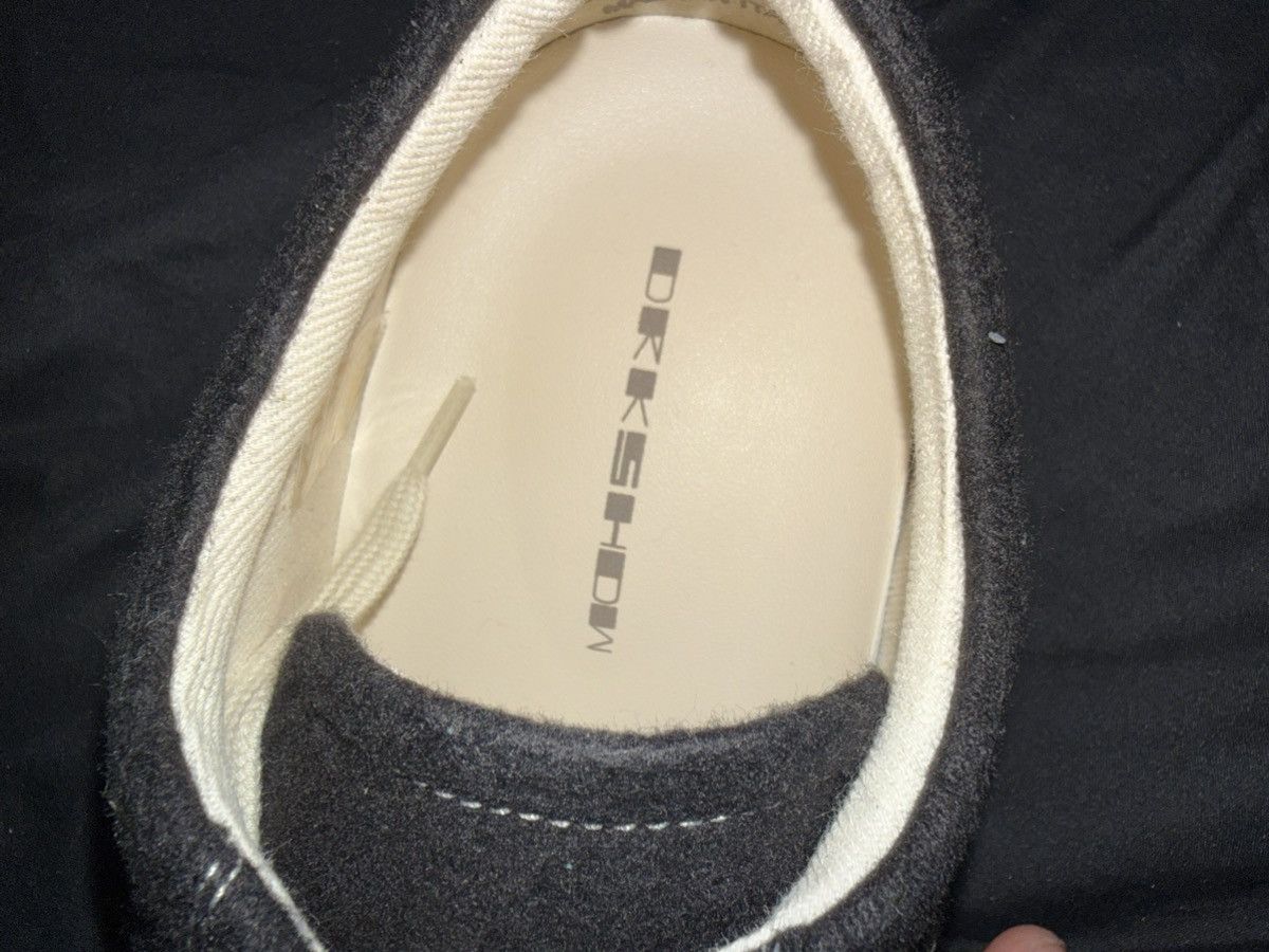 Rick Owens Rick owens DRKSHDW Vintage Low black milk Size US 11 / EU 44 - 14 Thumbnail