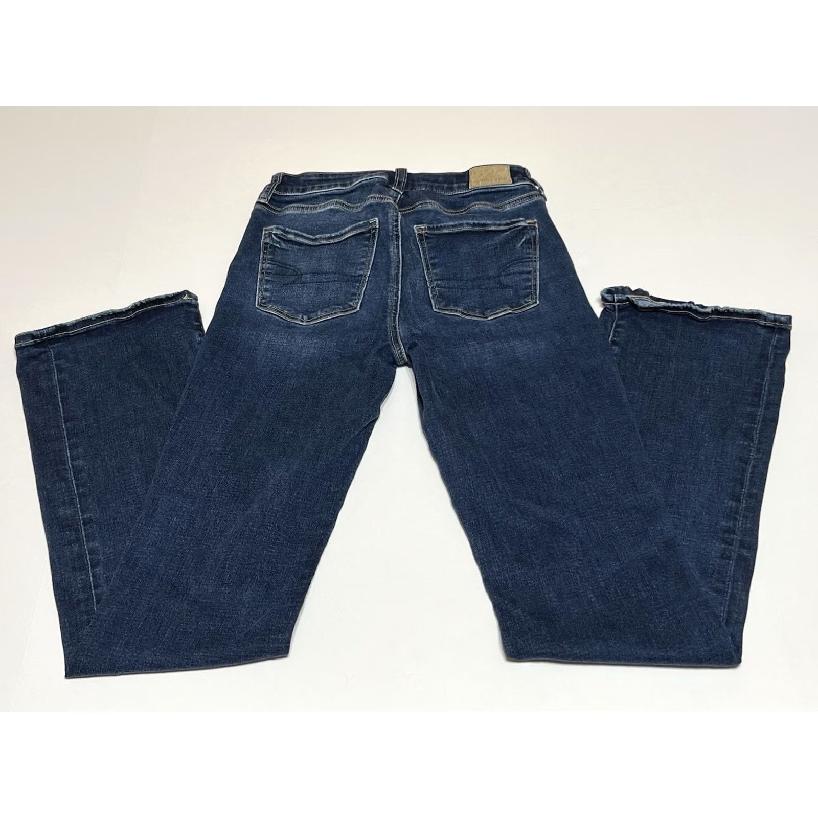 American Eagle Outfitters American Eagle Outfitters Jeans Womens 0 24x31 Blue Mid Rise Stretch 5-Pocket Denim Bootcut Skinny Kick Regular Inseam 31 Size 25" / US 0 / IT 36 - 2 Thumbnail