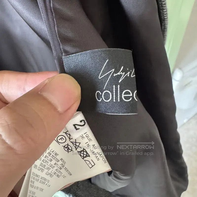 Yohji Yamamoto Yohji Yamamoto Gray Wool Women's Coat . Size M / US 6-8 / IT 42-44 - 2 Thumbnail