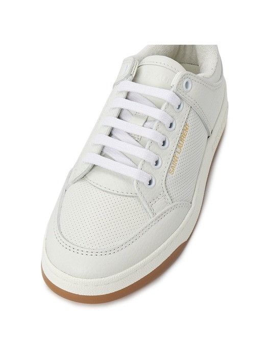 Saint Laurent Paris oc11z1225 713602 SL/61 Sneakers in Perforated Leather White Size US 5 / IT 35 - 6 Thumbnail