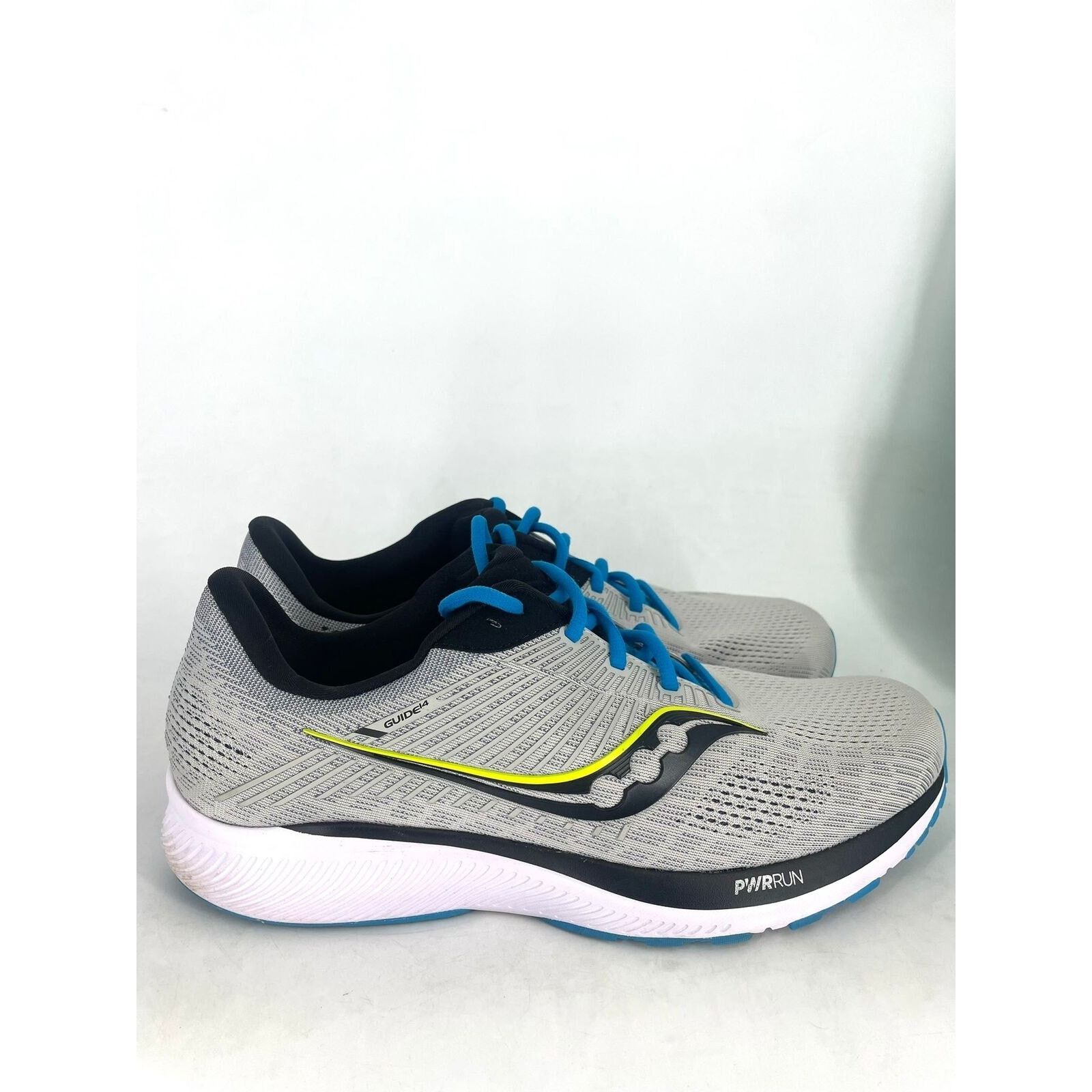 Saucony SAUCONY MEN GUIDE 14 RUNNING LACE SHOE ALLOY COLBAT SIZE 12W Size US 12 / EU 45 - 1 Thumbnail