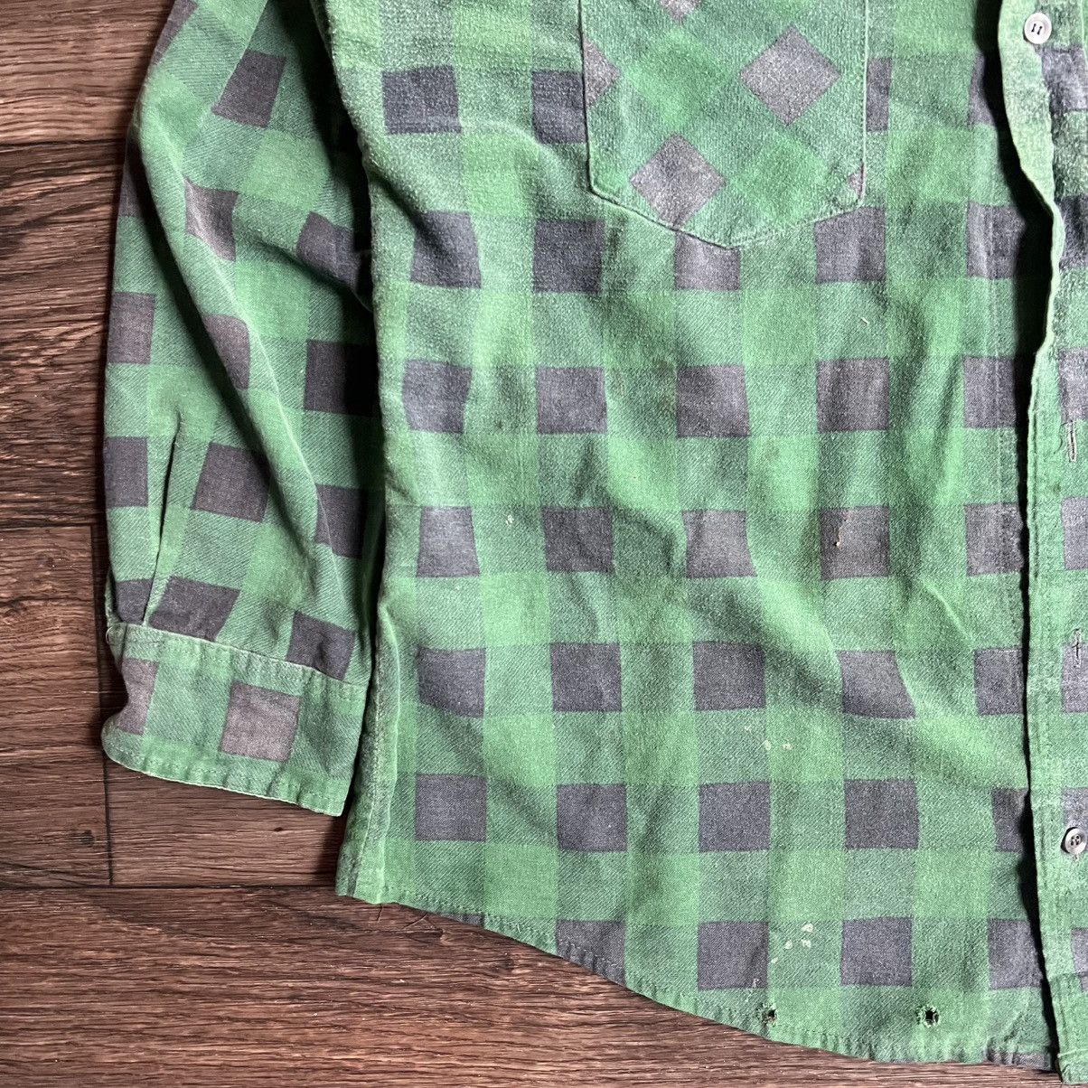 Vintage vintage Sun faded 80s classic checkered pattern, thermal Size US XXL / EU 58 / 5 - 3 Thumbnail