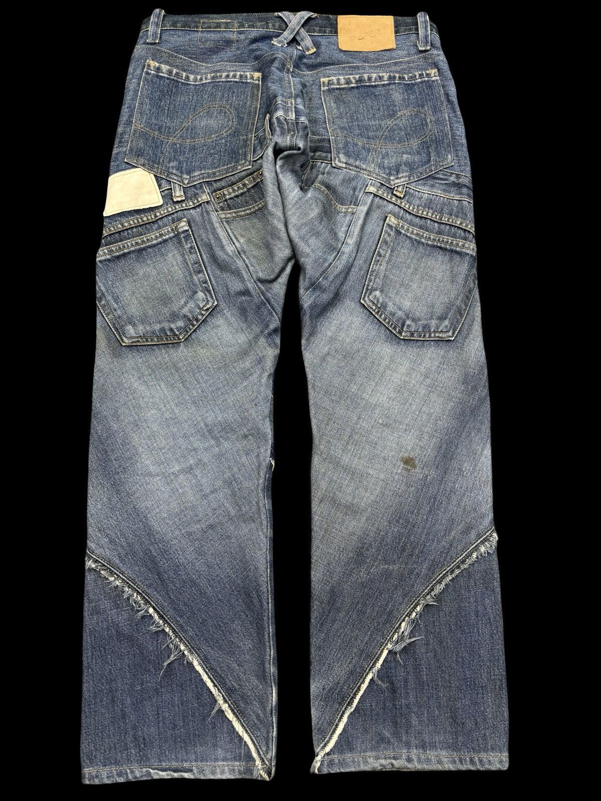 20471120 Archival AW2000 20471120 PAPER RECYCLED DENIM F773 Size US 32 / EU 48 - 2 Thumbnail