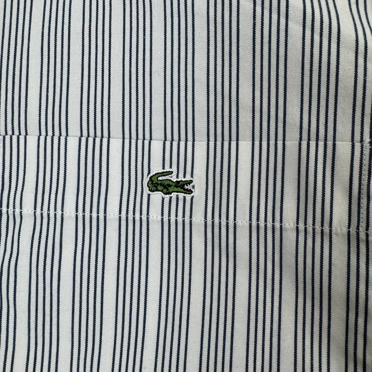 Lacoste Vintage Lacoste Striped Button Up Shirt Mens Size XL Size US XL / EU 56 / 4 - 4 Thumbnail
