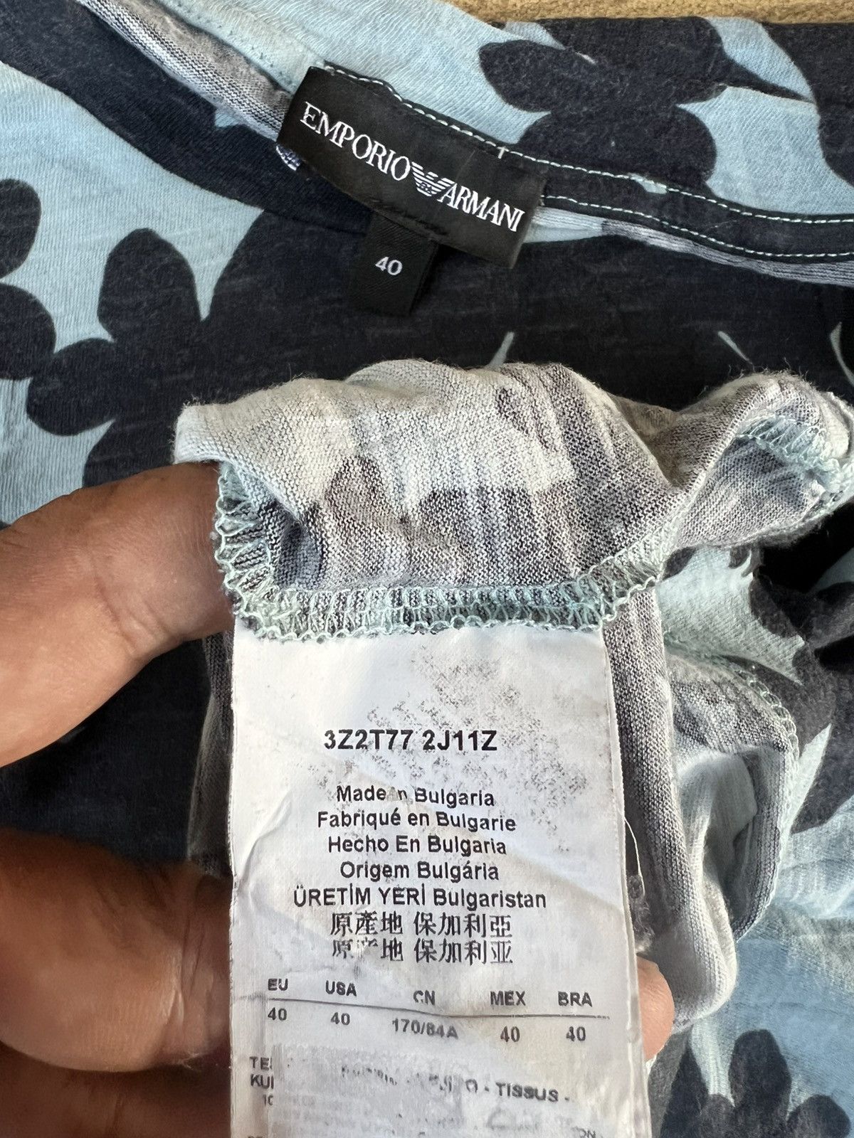 Emporio Armani Emporio armani floral tees Size M / US 6-8 / IT 42-44 - 9 Thumbnail
