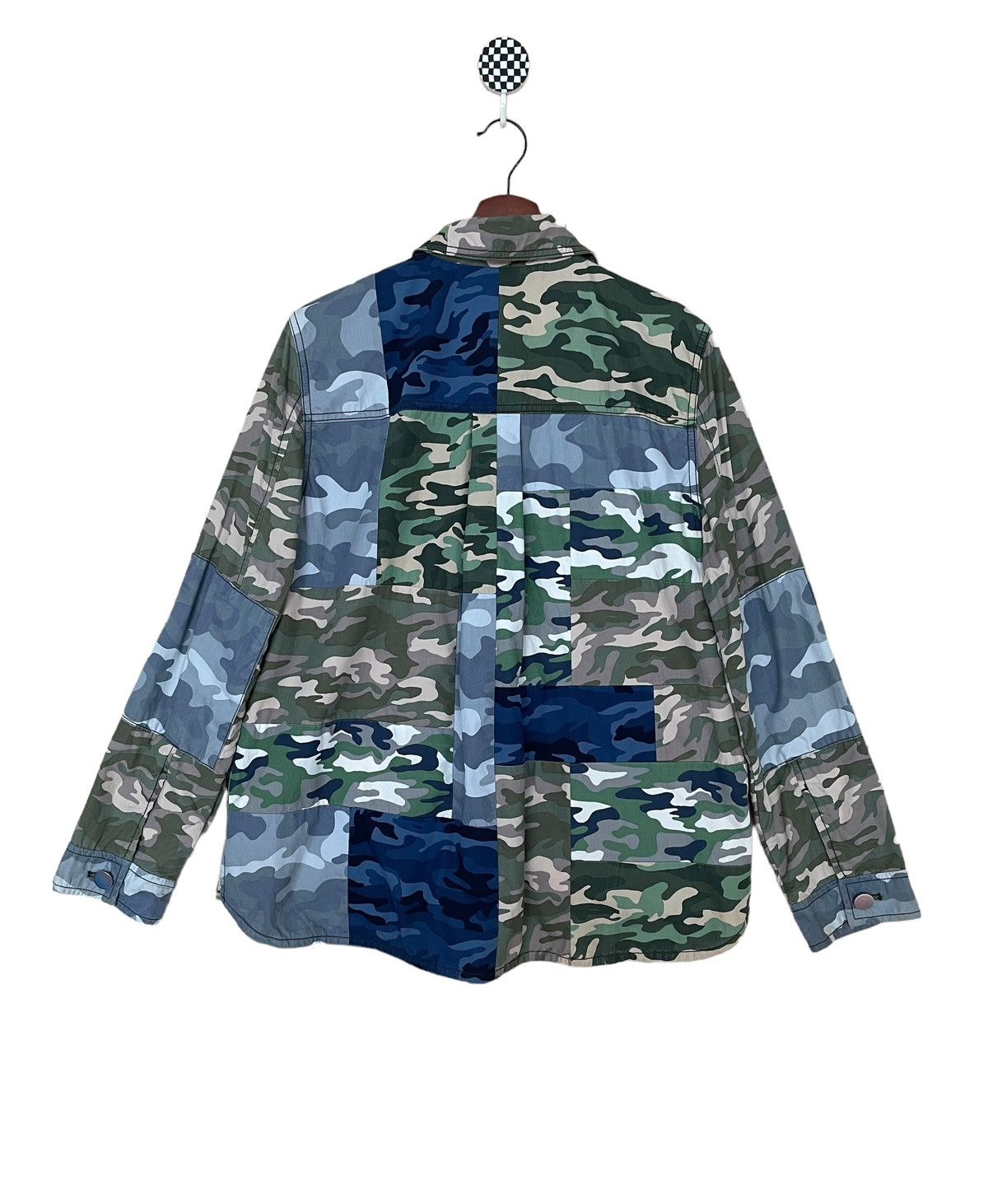 Gap Vintage Brand Gap Patchwork Shirt 2000s Size US M / EU 48-50 / 2 - 2 Thumbnail