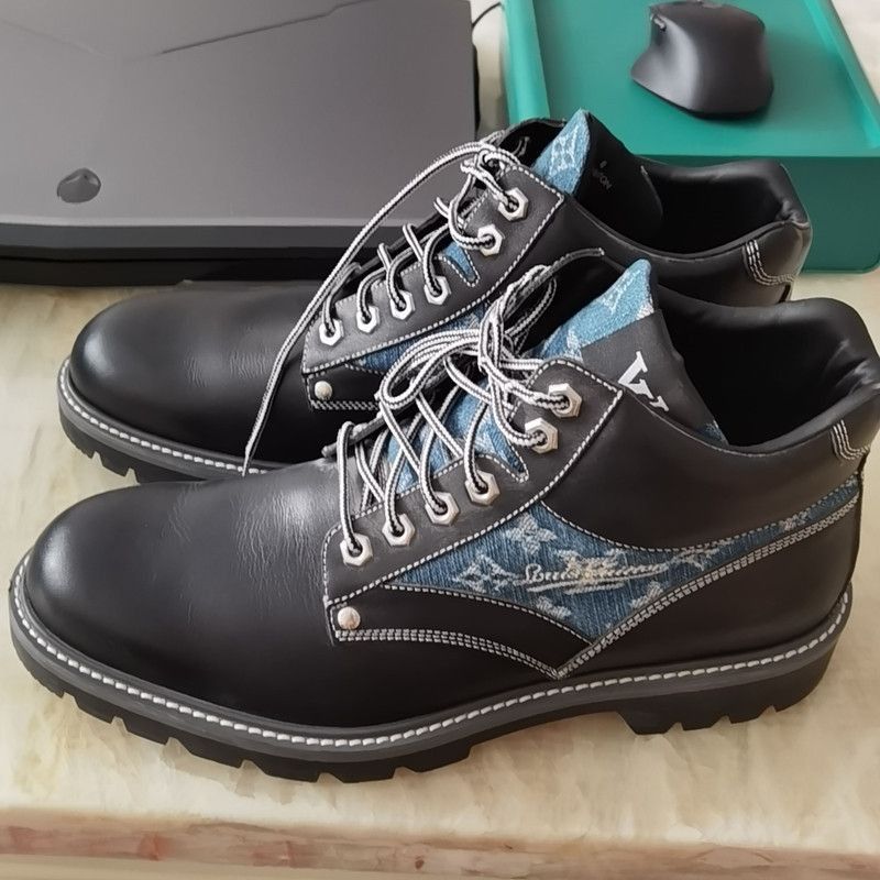 Louis Vuitton Stylish Leather Casual Martin Boots -2508