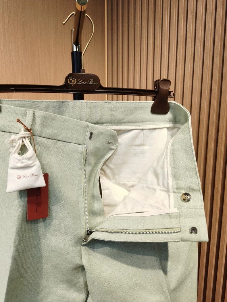 Ermenegildo Zegna Loro Piana Men's Cotton-Linen Casual Pants- Size US 32 / EU 48 - 8 Thumbnail