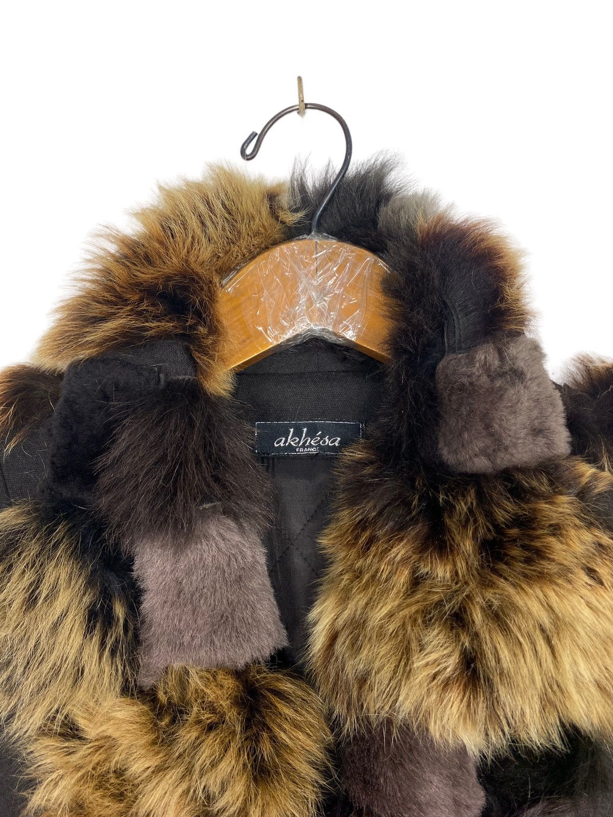 Vintage Rare‼️ Akhesa France Faux Fur Coat Made in Turkey Size M / US 6-8 / IT 42-44 - 7 Thumbnail