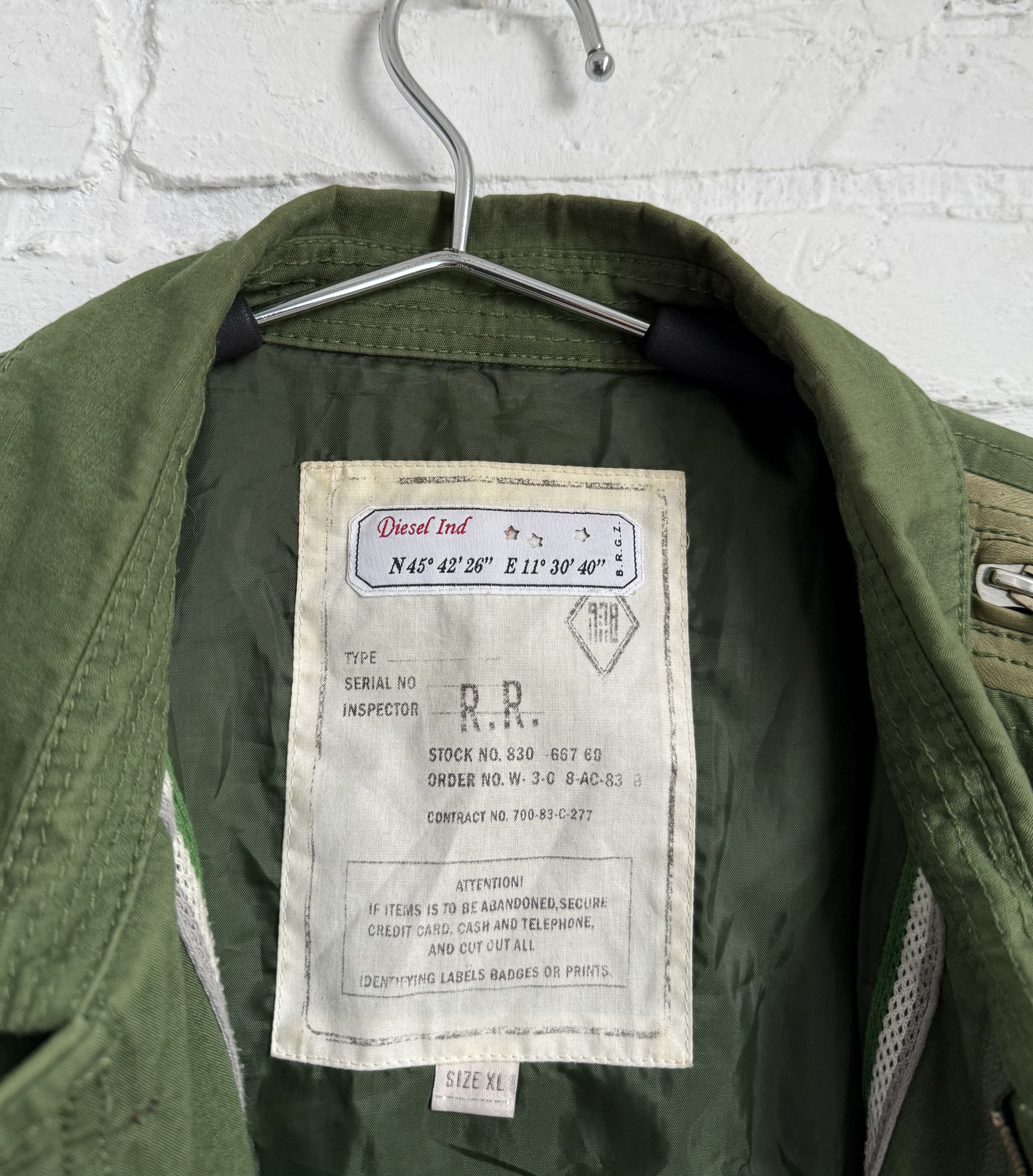 Diesel Archive vintage Diesel J AMMA military jacket Size US XL / EU 56 / 4 - 3 Thumbnail