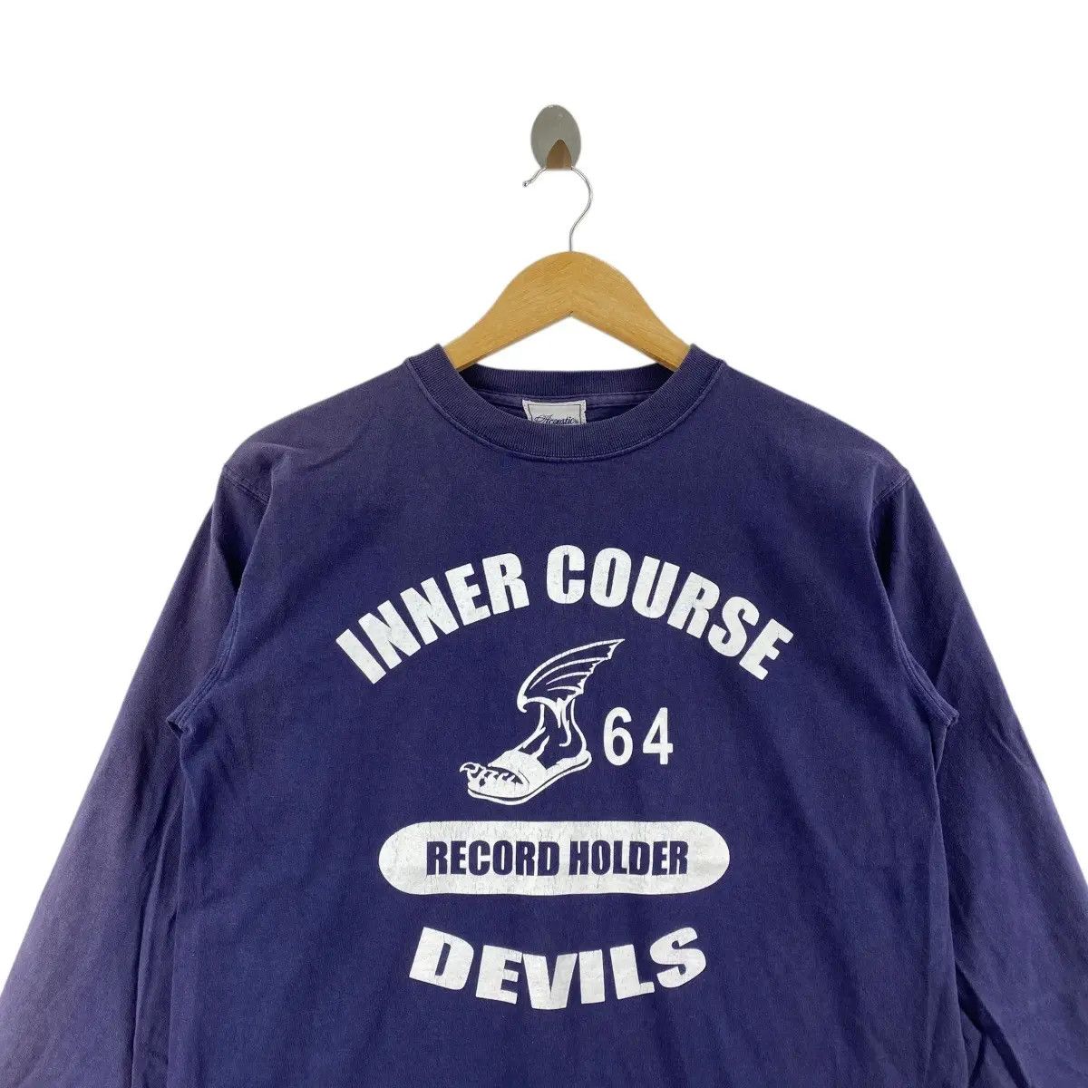 Vintage Vintage ACOUSTIC INNER COURSE DEVILS Faded Tee Shirt Top Size US M / EU 48-50 / 2 - 2 Thumbnail