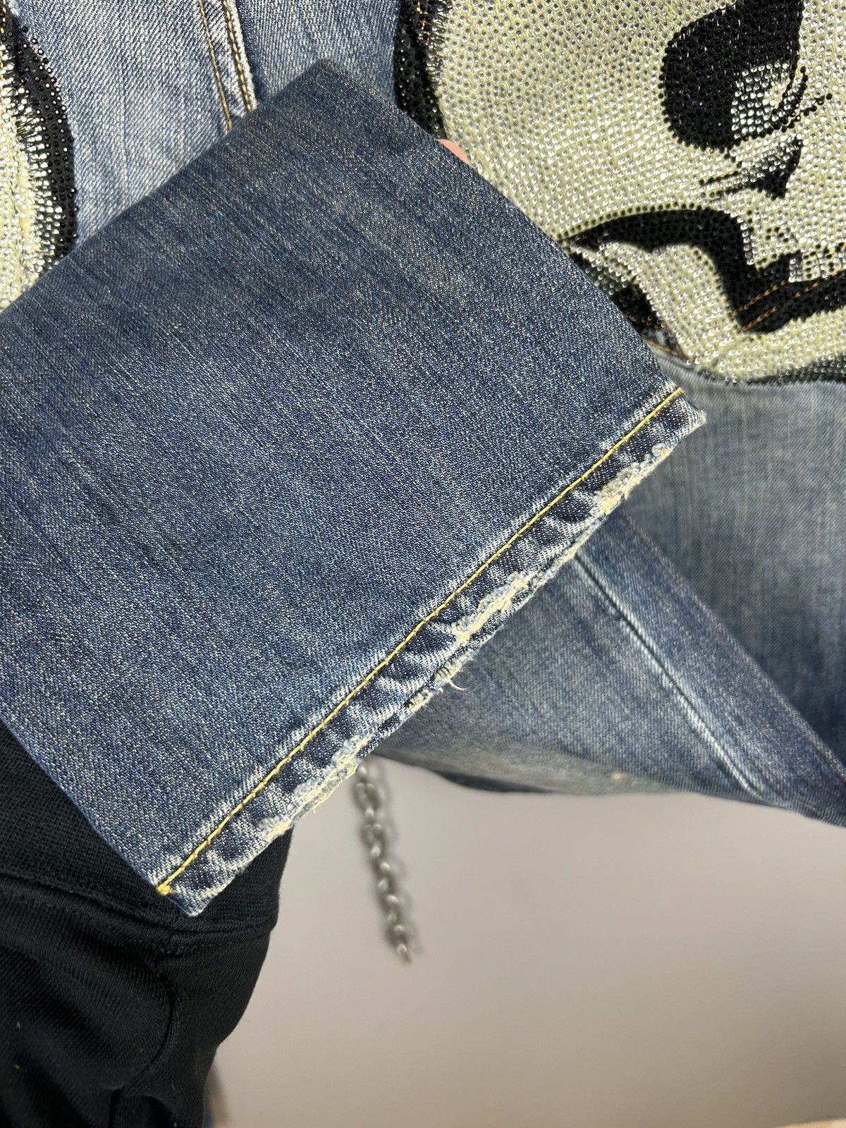 Vintage Ed Hardy Jeans Skull Big Logo