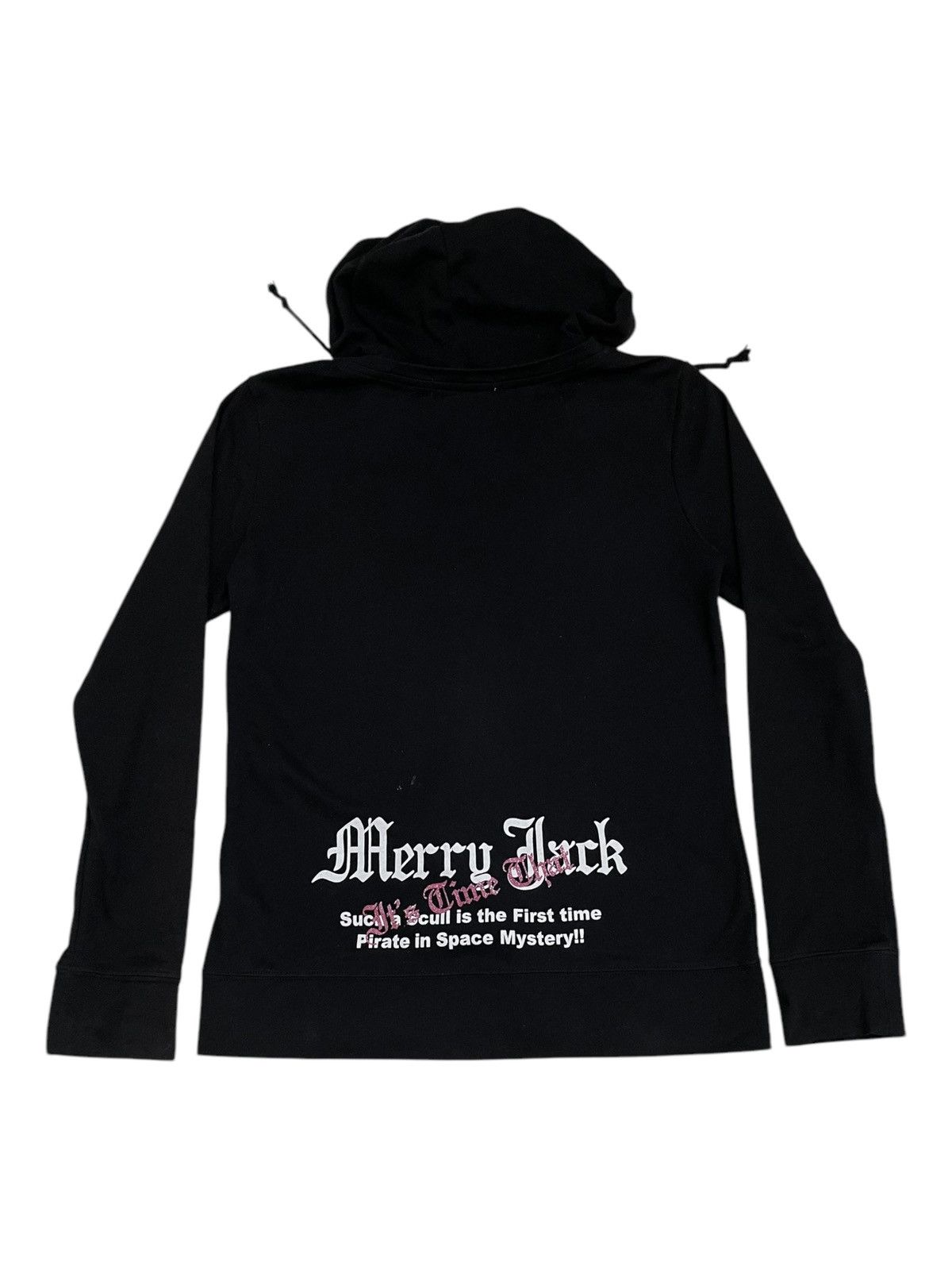 If Six Was Nine × Japanese Brand Petit Berry Skull Blink Crop Hoodie Life Poem Size US M / EU 48-50 / 2 - 2 Thumbnail