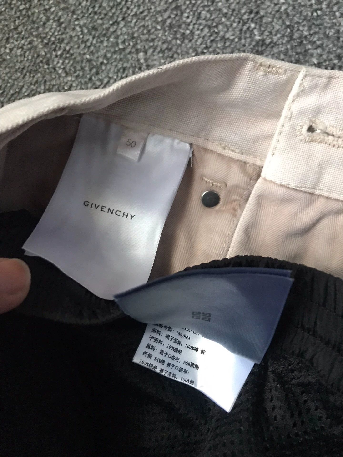 Givenchy Givenchy 2-Piece Black Embroidered Logo Pants 50 Size 36" / US 14 / IT 50 - 6 Thumbnail