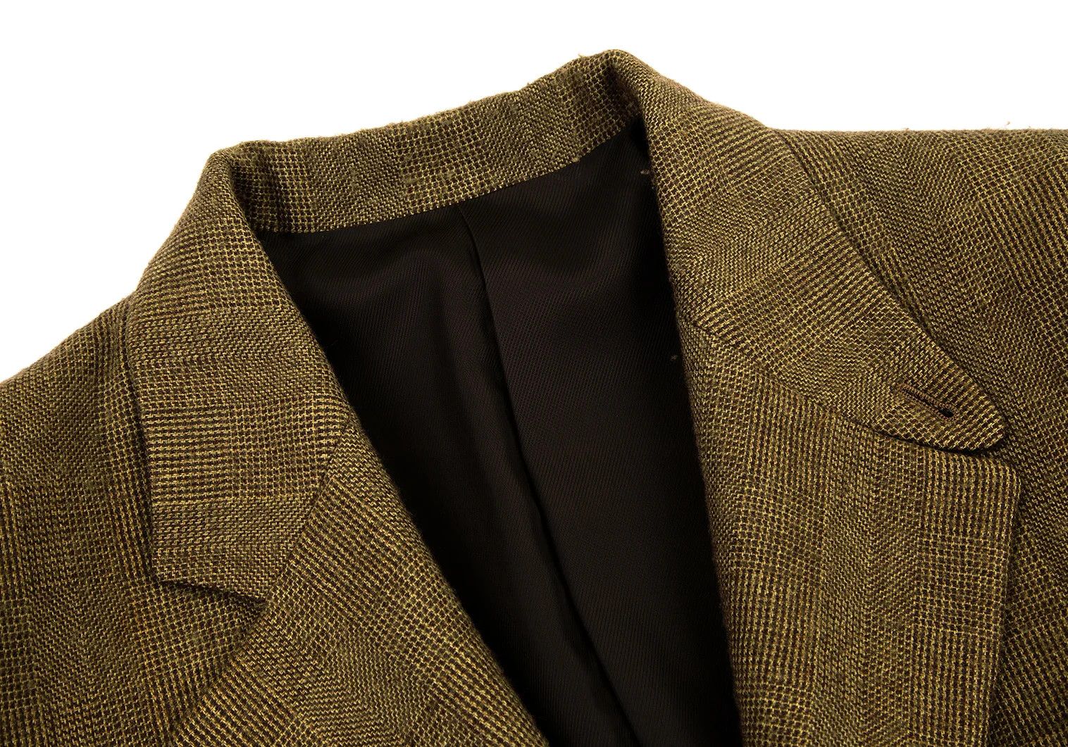 Jean Paul Gaultier Wool-Poly Check Patch Pocket Jacket in Brown Size 48 Size US M / EU 48-50 / 2 - 3 Thumbnail