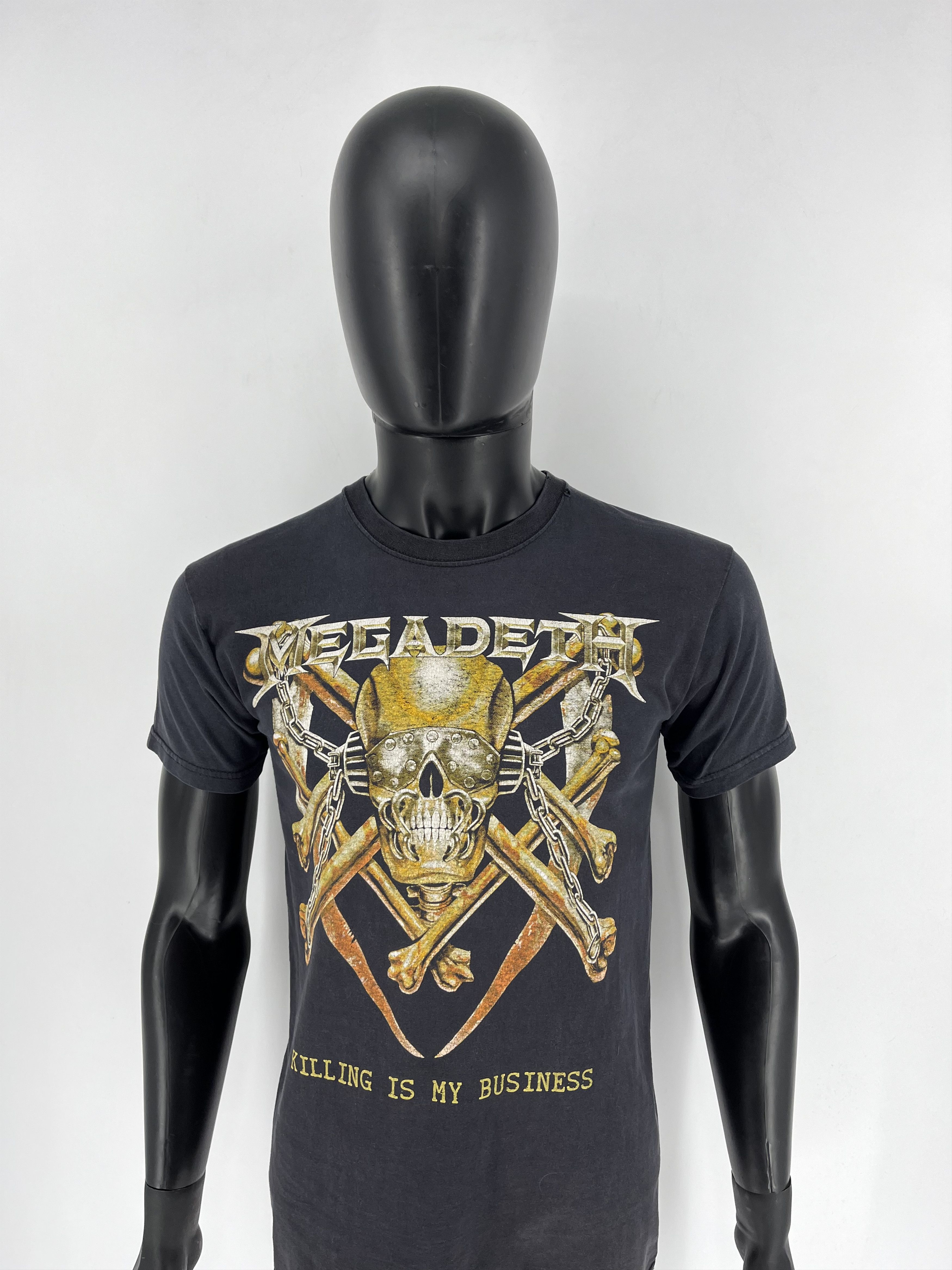 Band Tees × Vintage Vintage Y2K MEGADETH Band Rock Tee Horror Skull Screamer 90s Size US S / EU 44-46 / 1 - 5 Thumbnail