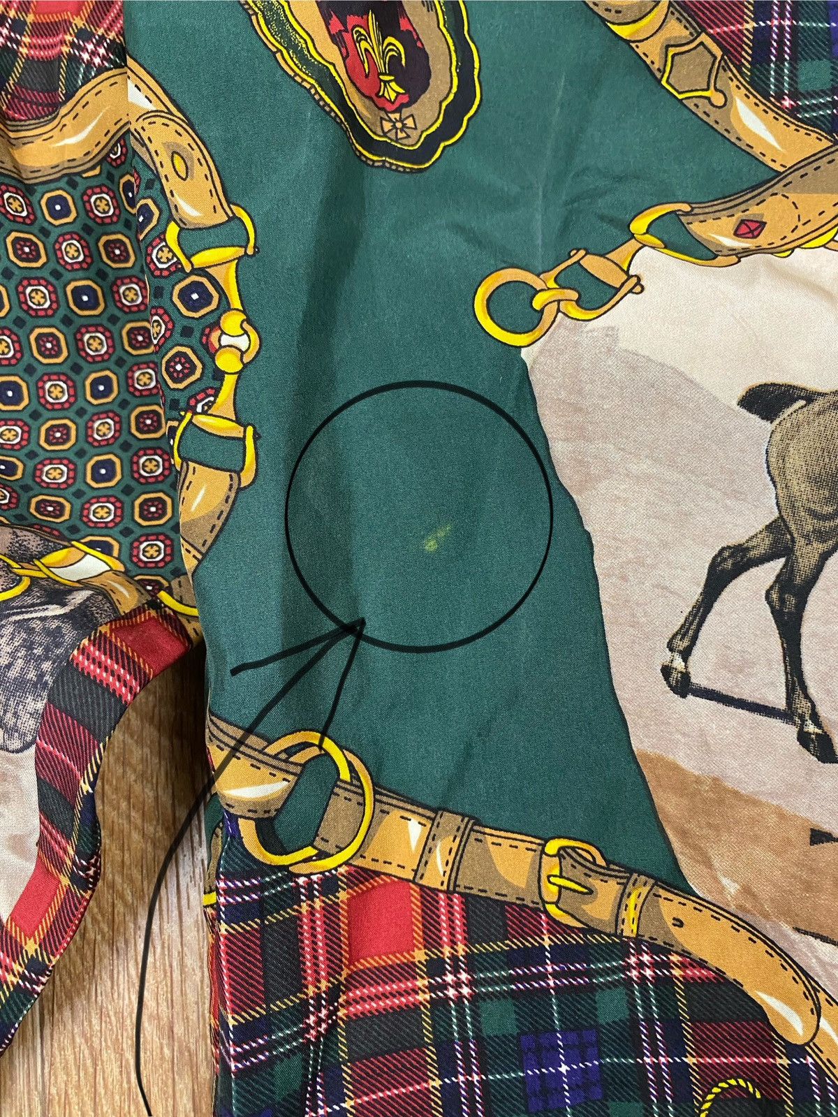 Vintage Betty Barclay Vintage Silk illustrations Shirt Hermes Style Size M / US 6-8 / IT 42-44 - 4 Thumbnail