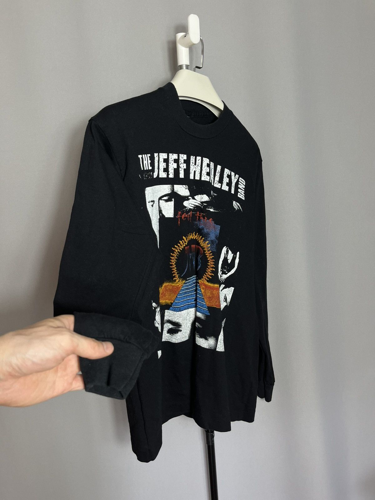 Other Jeff Healey Band Feel This 1993 Tour Shirt Long Sleeve Mens Size US M / EU 48-50 / 2 - 2 Thumbnail
