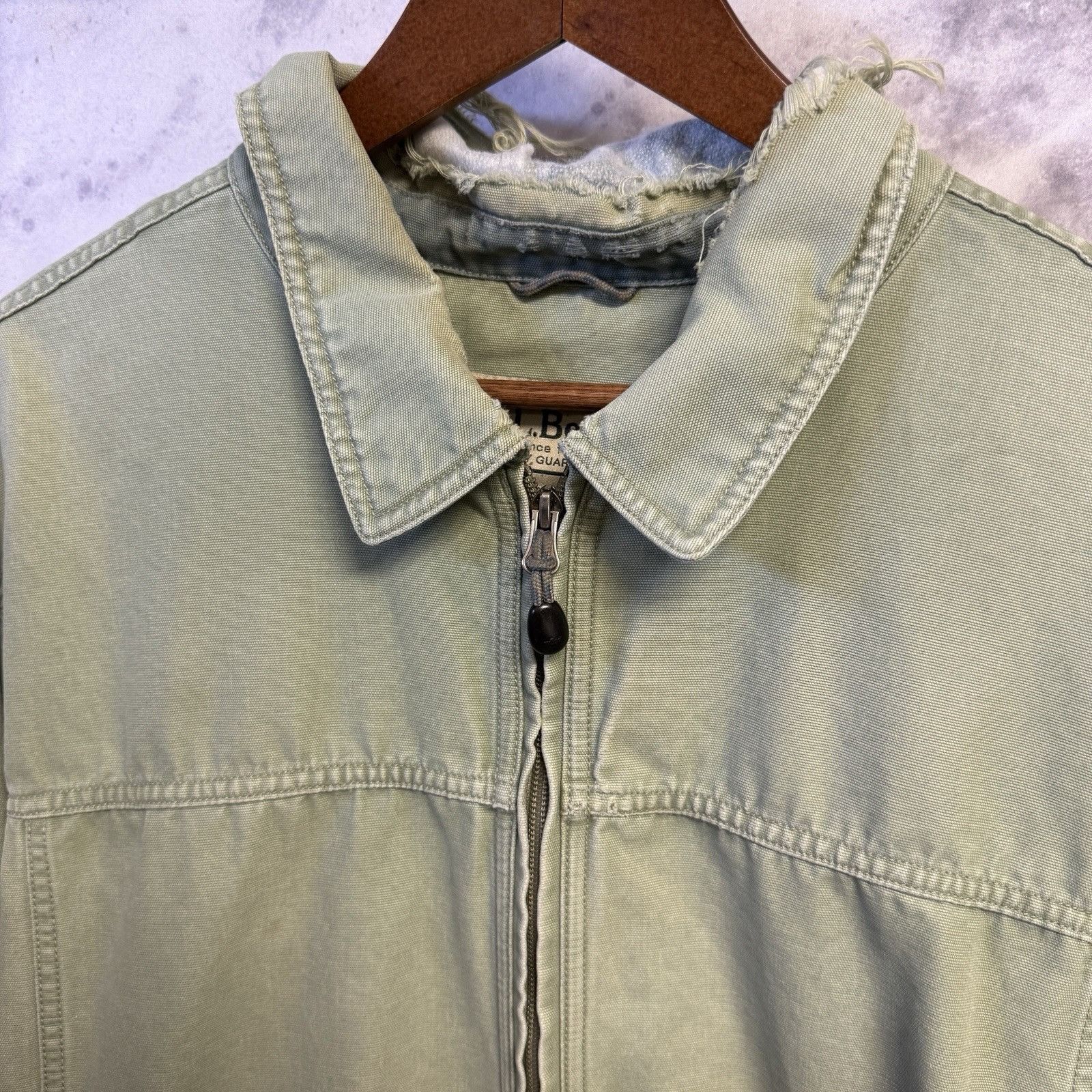L.L. Bean Vintage LL Bean Jacket Mens 2XL XXL Tall Green Full Zip Coll Size US XXL / EU 58 / 5 - 3 Thumbnail
