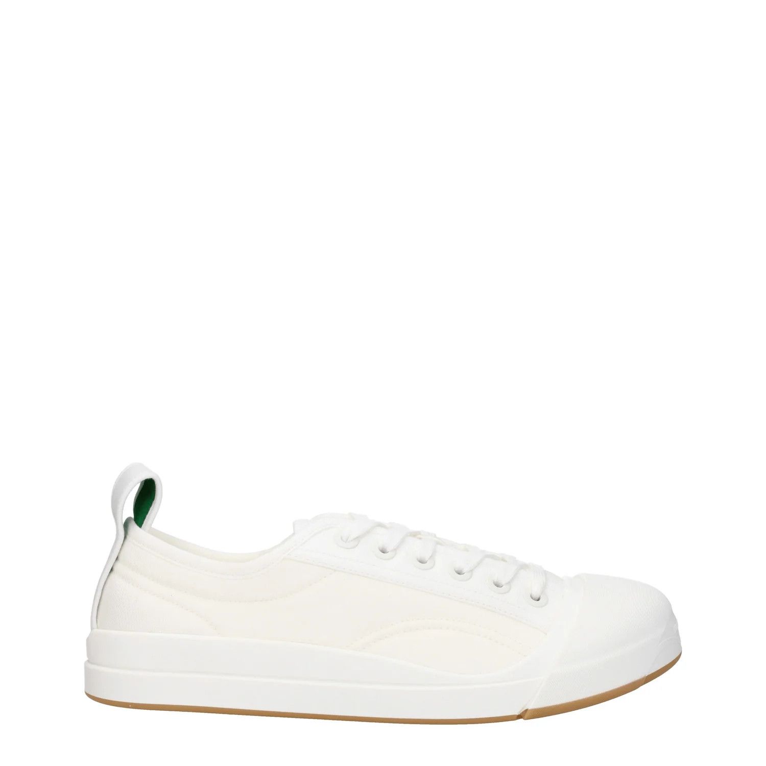 Bottega Veneta ob1o1e0325 Fabric Sneakers in White Size US 11 / EU 44 - 1 Thumbnail