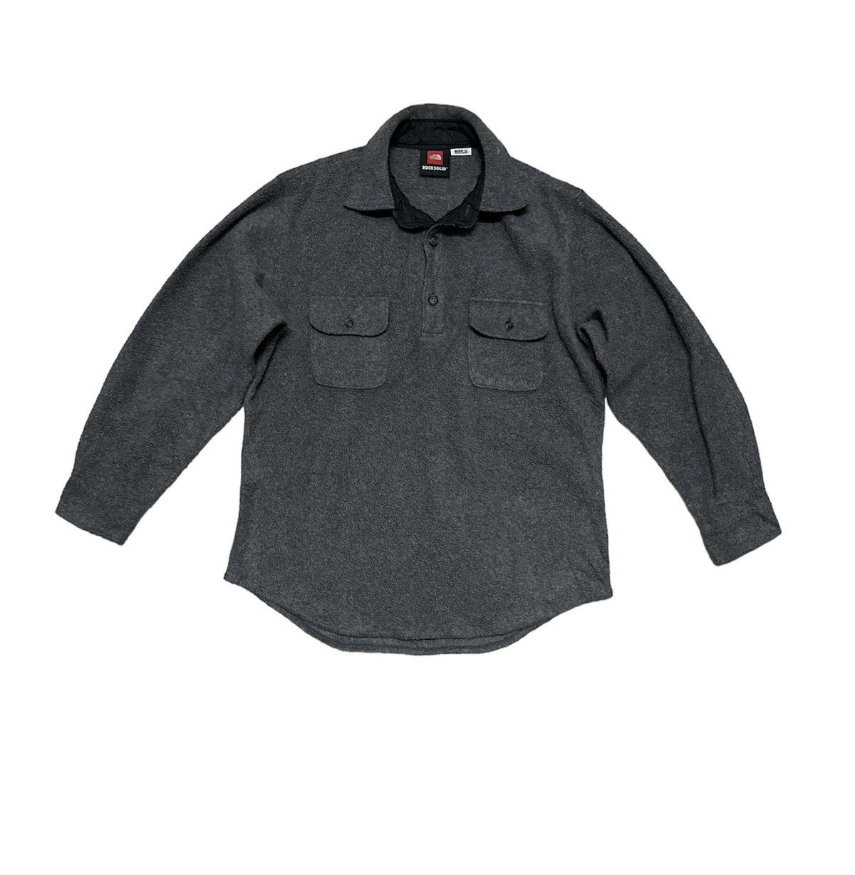The North Face The North Face Fleece Double Pocket Shirt Rocksolid Design Size US L / EU 52-54 / 3 - 1 Thumbnail