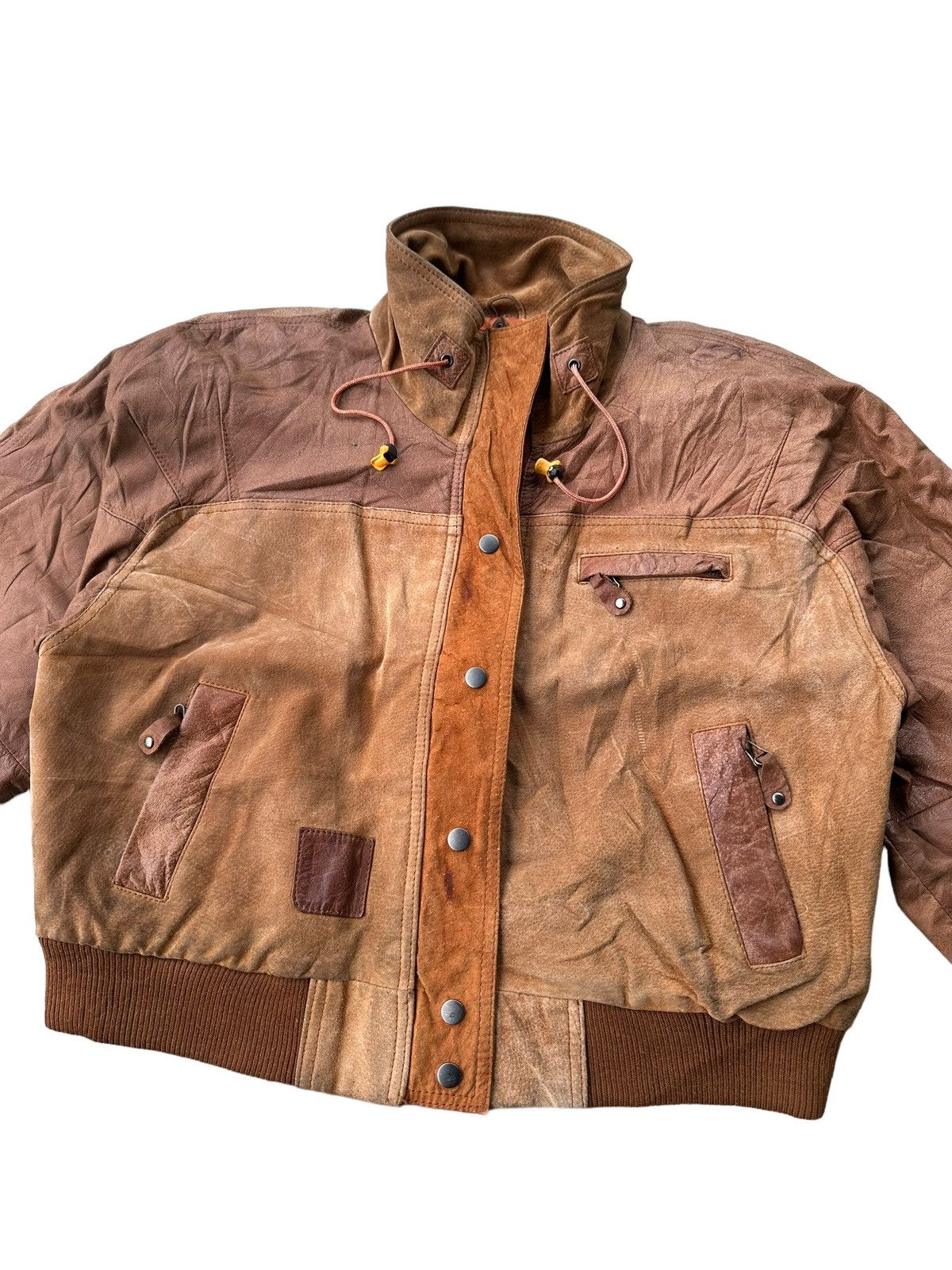 Vintage East west pig skin bomber jacket Size US M / EU 48-50 / 2 - 2 Thumbnail