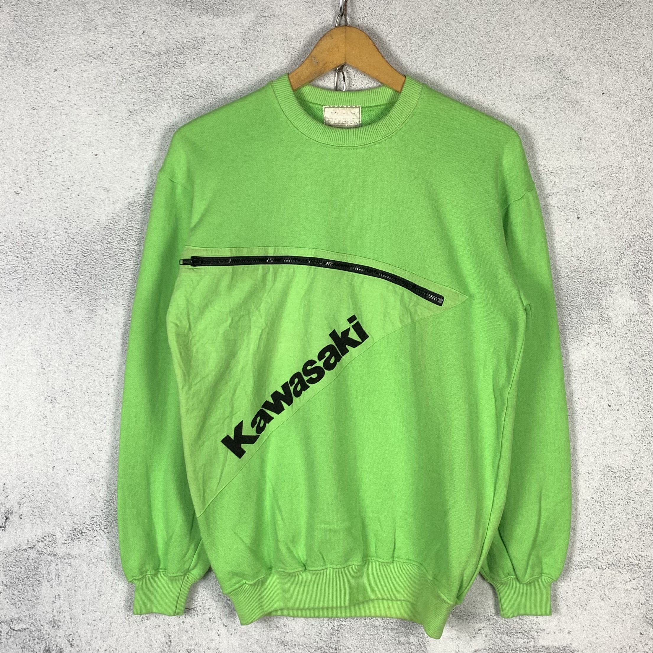 Vintage Vintage Kawasaki Sweatshirt Crewneck Size US S / EU 44-46 / 1 - 1 Thumbnail