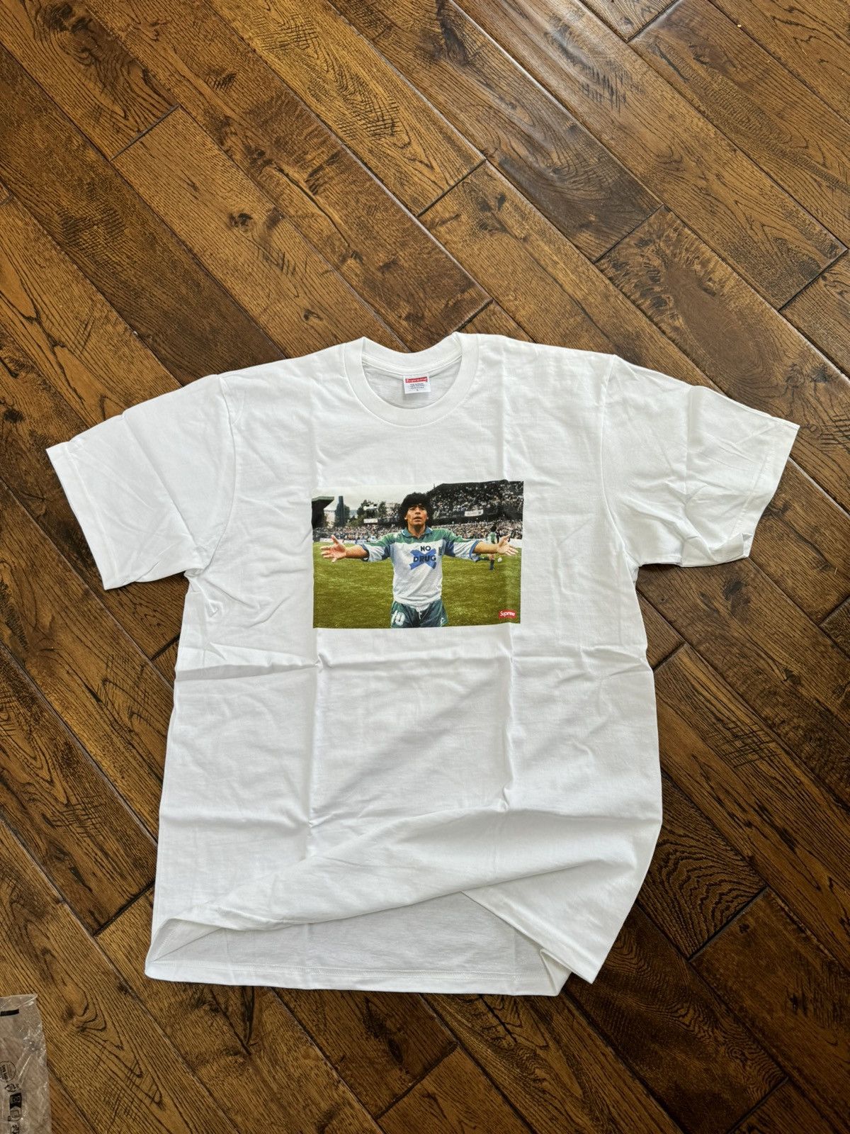 Supreme Maradona Tee White | Grailed