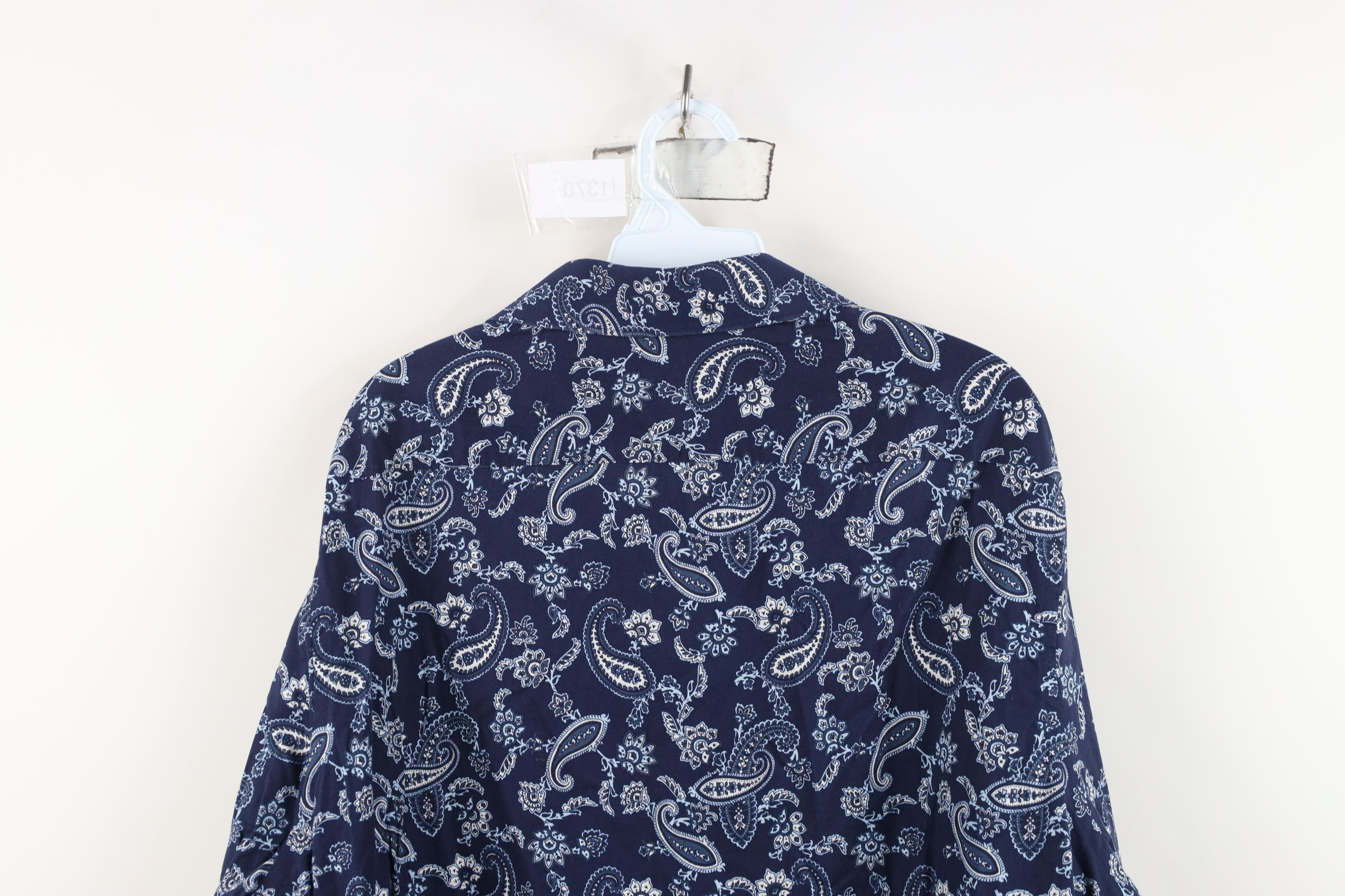 Express Express Slim Paisley Geometric Collared Button Shirt Cotton Size US XXL / EU 58 / 5 - 10 Thumbnail