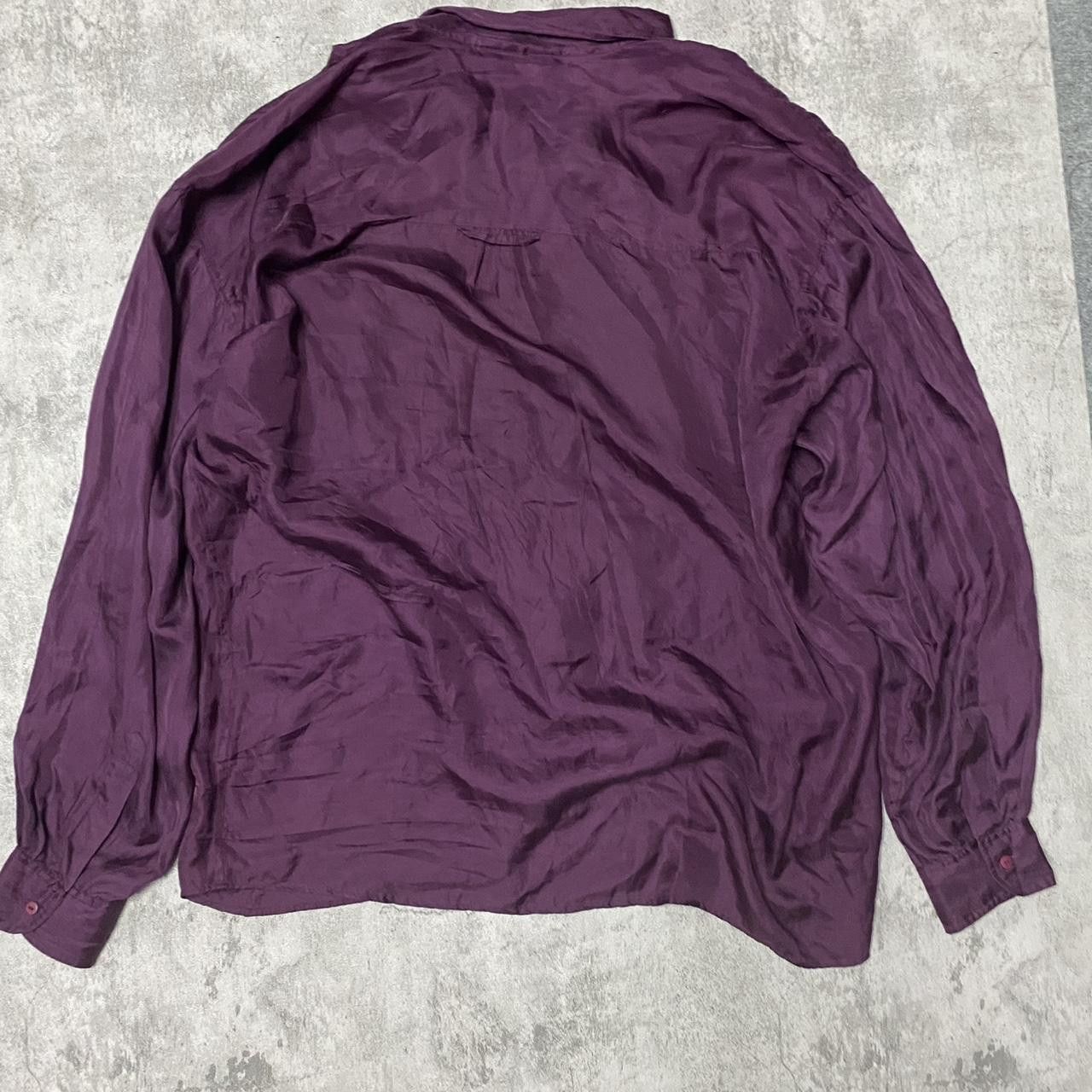 Other Purple 70s style button up shirt with a touch Size XL / US 12-14 / IT 48-50 - 5 Thumbnail