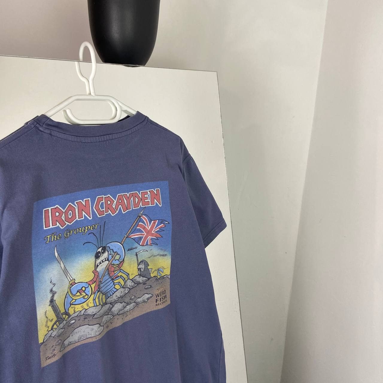 Band Tees Iron Crayden Vintage Rock Overprint Humor T-Shirt Size US XL / EU 56 / 4 - 3 Thumbnail