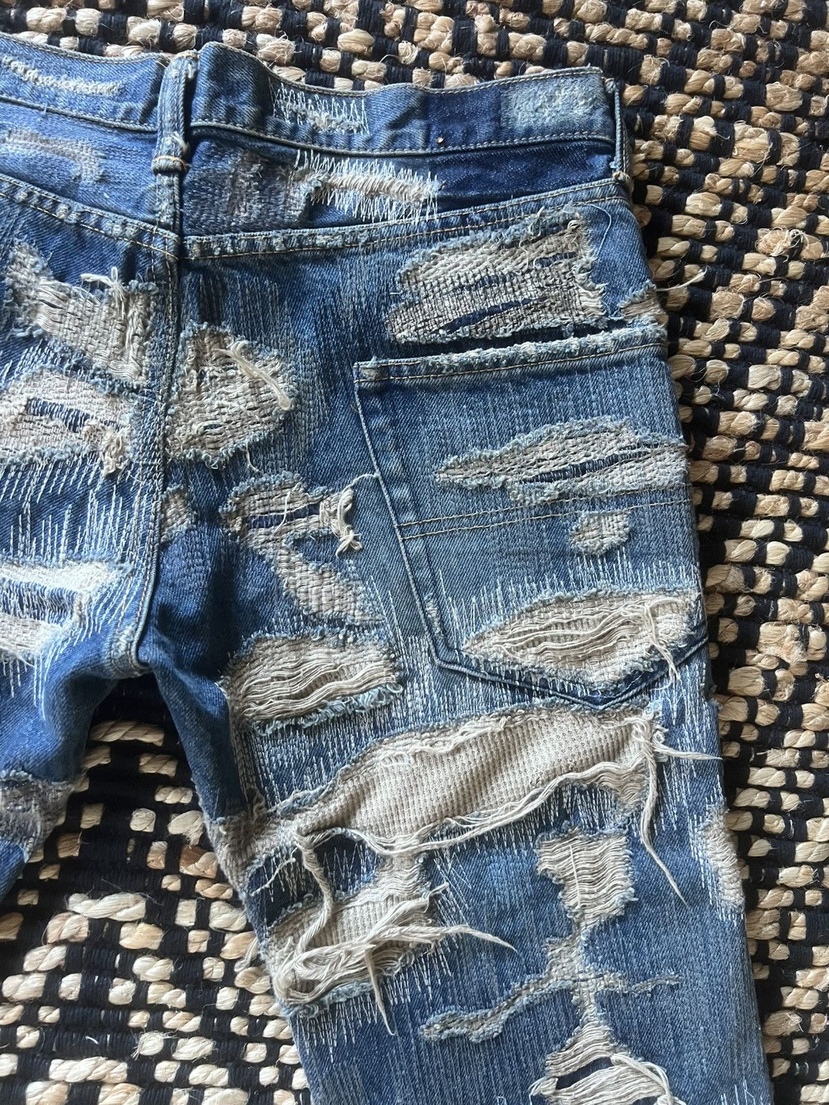 Undercover Undercover AW05 “Arts & Crafts” Blue 85 Denim Size US 31 - 12 Thumbnail
