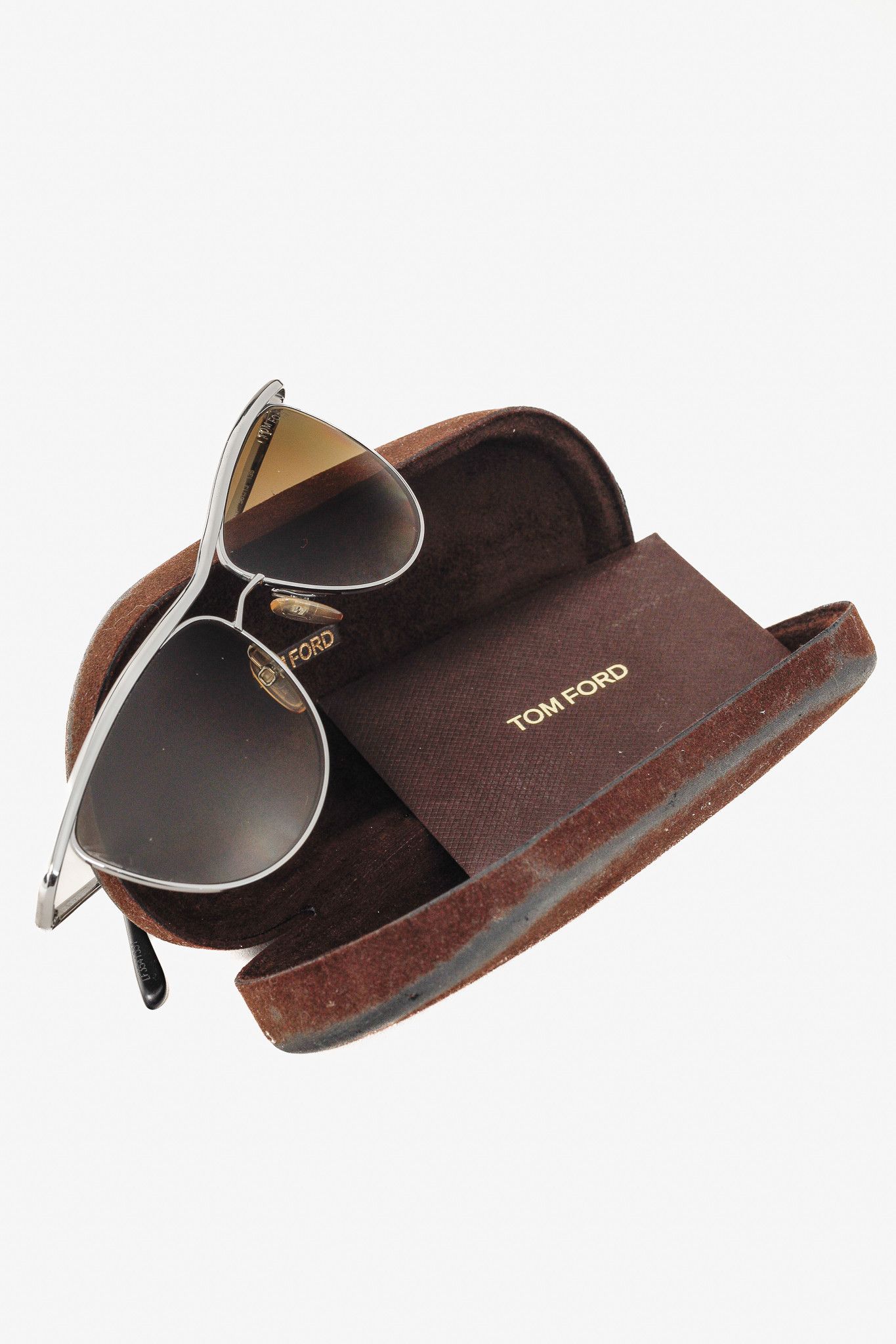 Tom Ford Tom Ford Helene TF182 Silver-Tone Sunglasses Size ONE SIZE - 10 Thumbnail