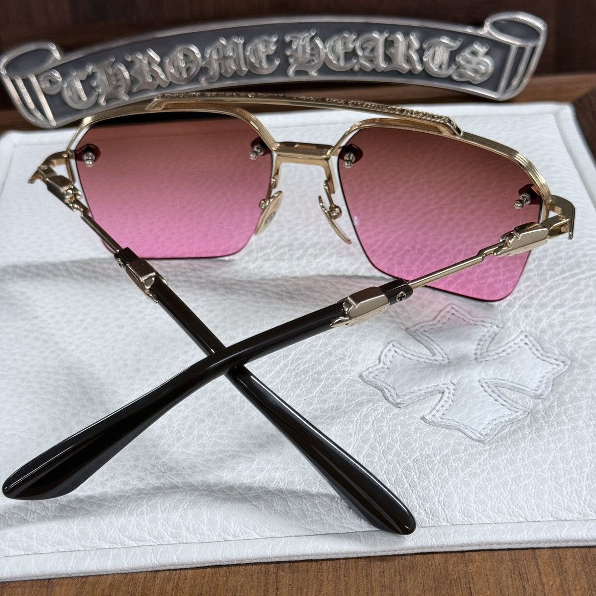 Chrome Hearts Chrome Hearts BI ESSEM 1/1 ‘Pink Ombre’ Sunglasses Size ONE SIZE - 8 Thumbnail