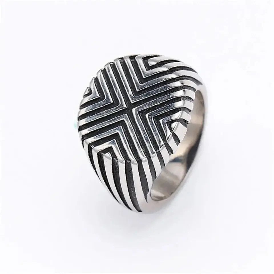 Jewelry Fashion Retro Men's Ring Size ONE SIZE - 5 Thumbnail
