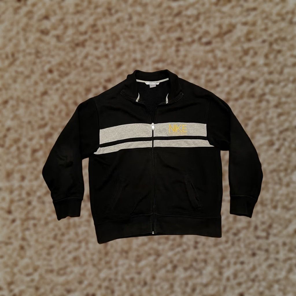Nike Nike Y2K Black Gray Athletics Full Zip Track Jacket Sweatshirt Men's 2XL XXL Size US XXL / EU 58 / 5 - 1 Thumbnail