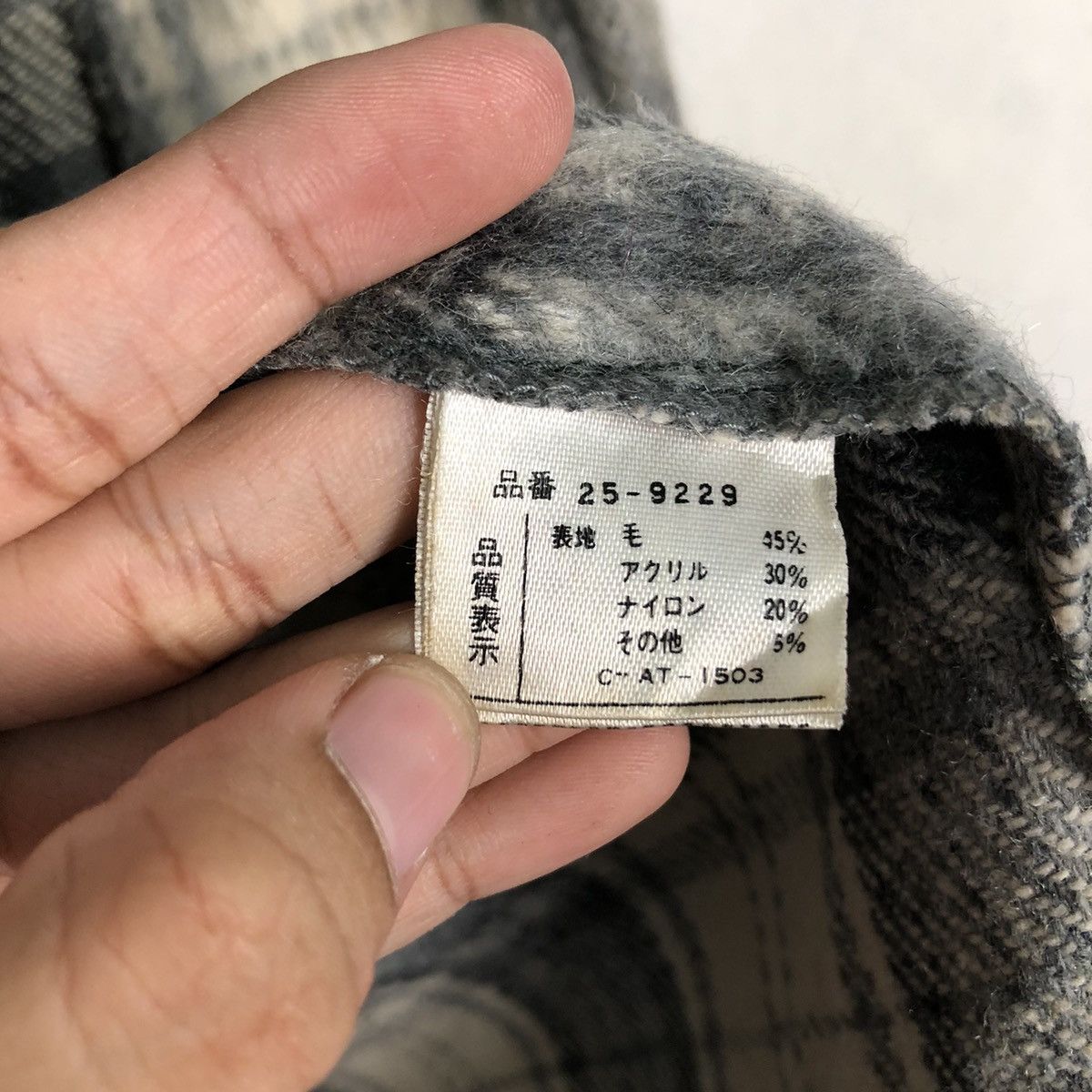 Japanese Brand 📌Vintage Wool Jacket Flannel Spade Mashie Tartan Design Size US L / EU 52-54 / 3 - 19 Thumbnail