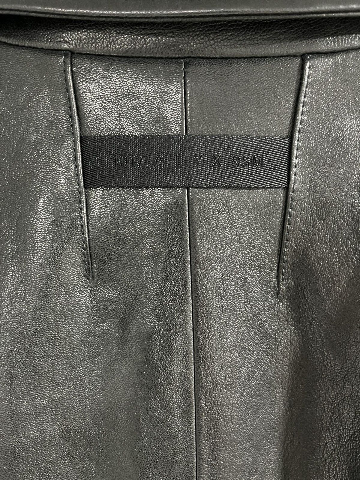 1017 ALYX 9SM Alyx Black Lamb Leather Jacket Size US S / EU 44-46 / 1 - 5 Thumbnail