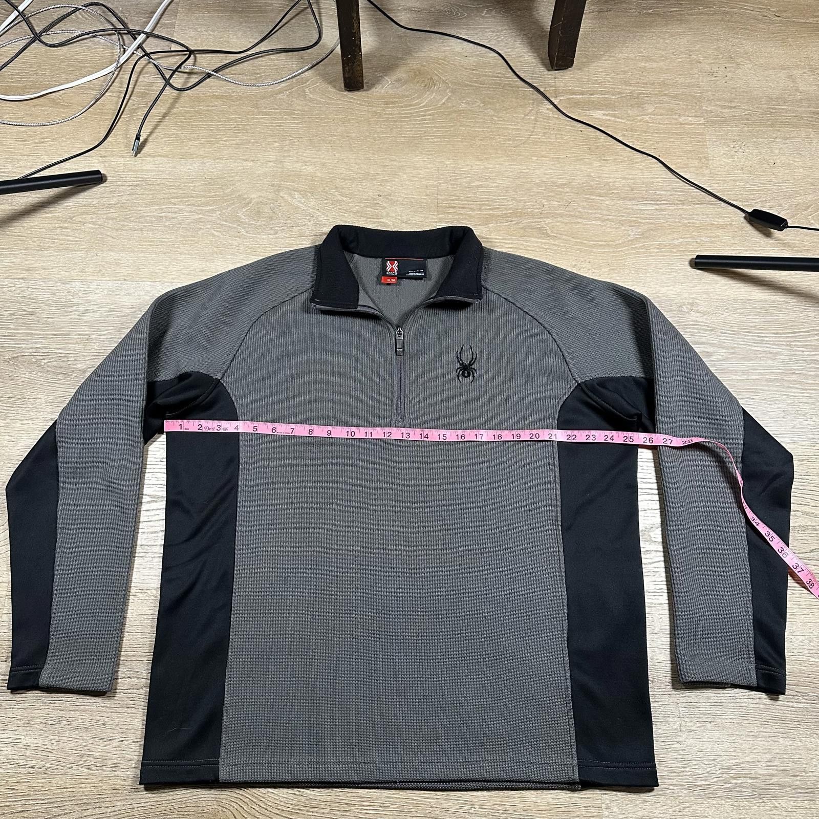 Spyder Spyder Menswear Sweater Medium Gray Half-Zip Pullover Size US XL / EU 56 / 4 - 11 Thumbnail