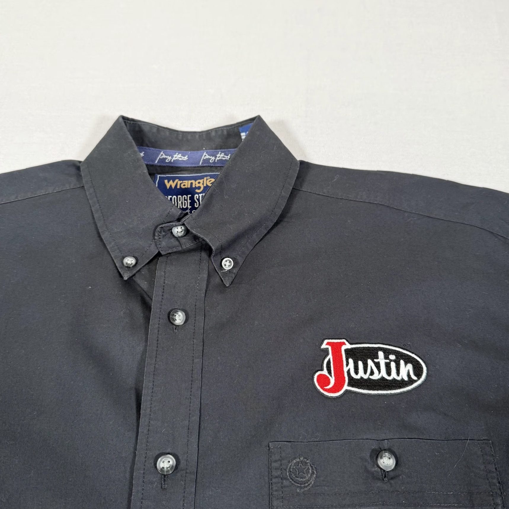 Wrangler Wrangler Shirt Mens Large George Strait Justin Boots Embroidered Western Cowboy Shirt Size US L / EU 52-54 / 3 - 3 Thumbnail