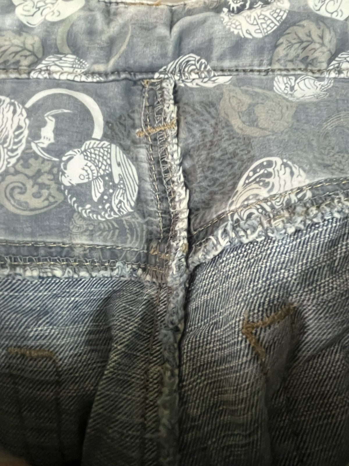 Japanese Brand VINTAGE JAPANESSE BRAND EMBROIDER KIMONO DISTRESSED STYLE Size US 32 / EU 48 - 9 Thumbnail