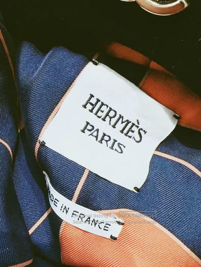 Hermes Hermes Teal Long Sleeve Hooded Ski Down Jacket with Colorf Size XS / US 0-2 / IT 36-38 - 4 Thumbnail