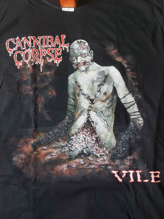 Band Tees CANNIBAL CORPSE - VILE - MONOLITH OF DEATH TOUR 96 ls